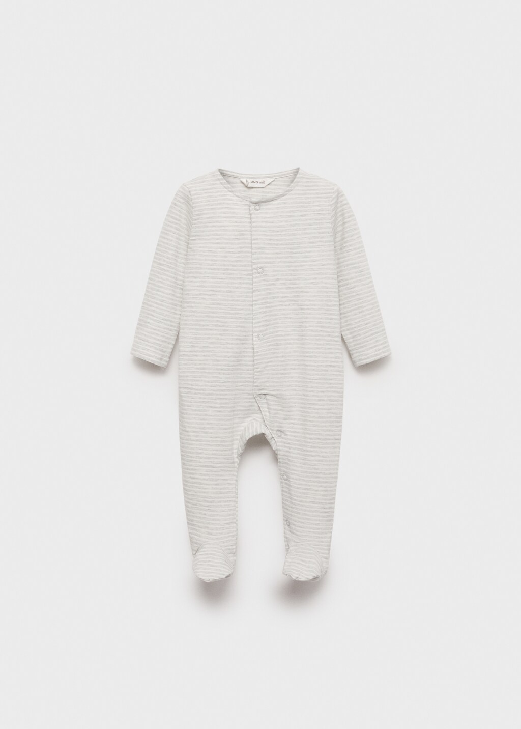 Grey and white striped pyjamas sale