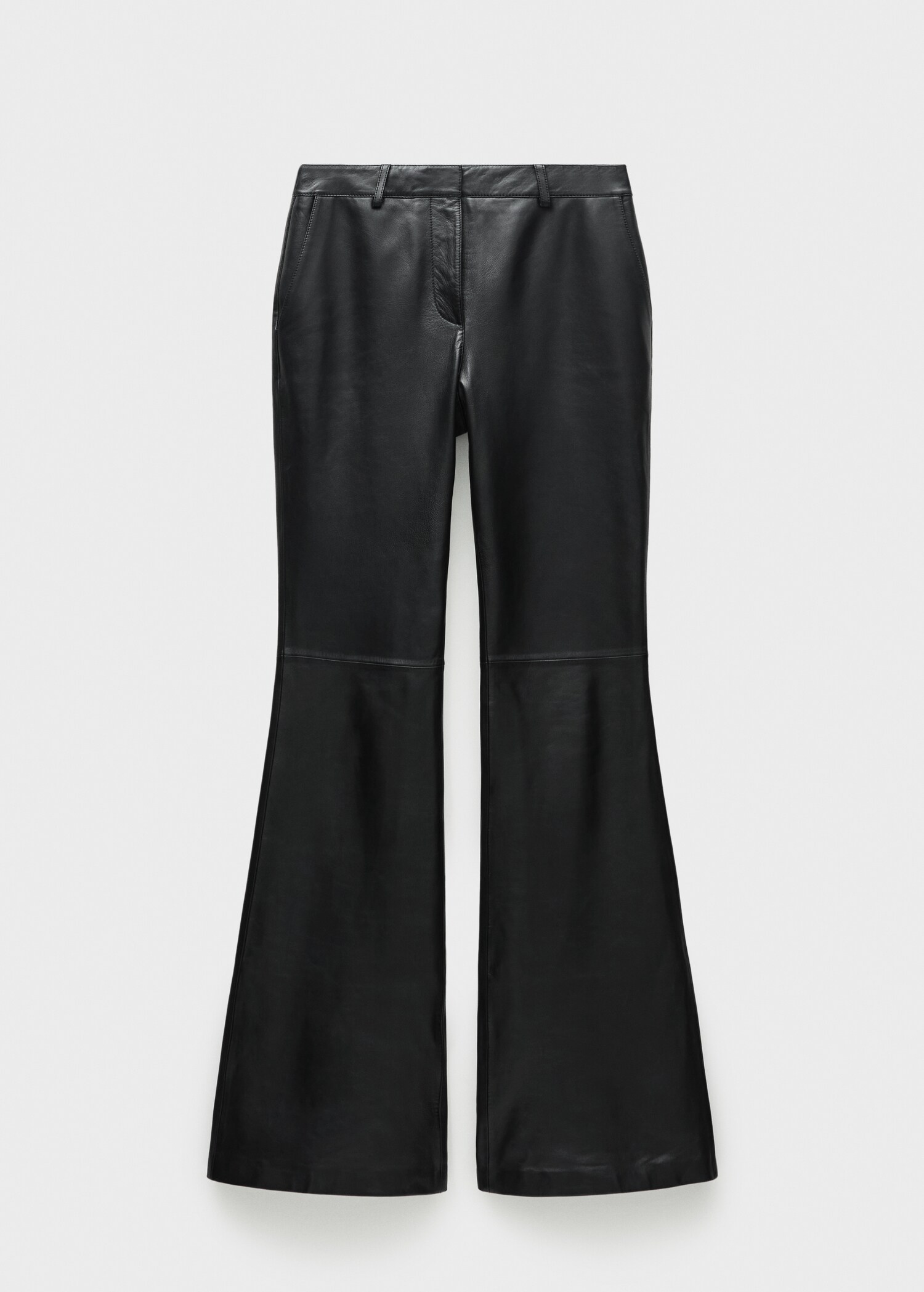 Flared leather trousers - Article without model