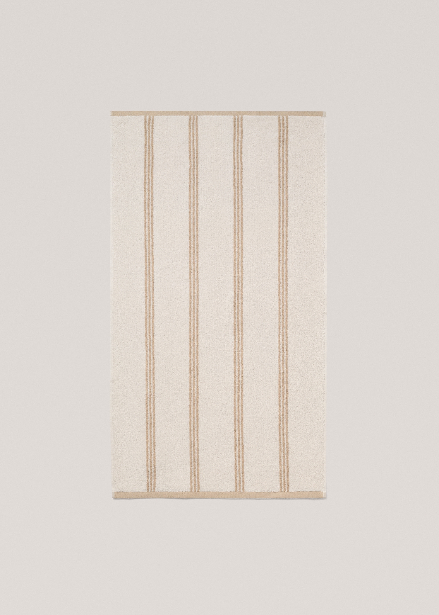100% cotton striped hand towel 50x90cm - Details of the article 4