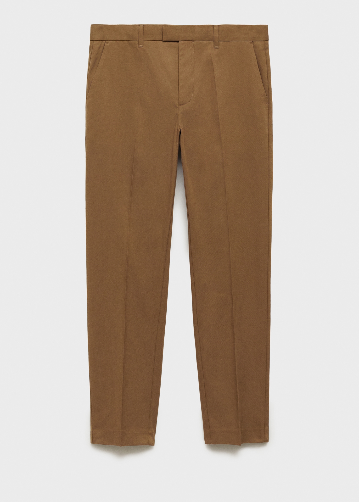 Брюки regular fit из хлопка - Изделие без модели