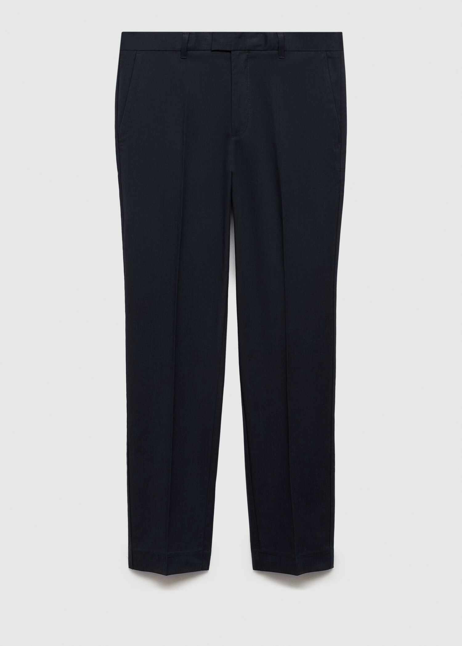 Брюки regular fit из хлопка - Изделие без модели