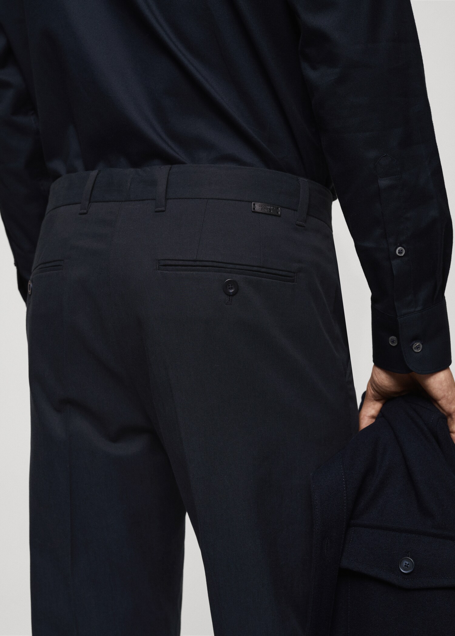 Брюки regular fit из хлопка - Деталь изделия 2