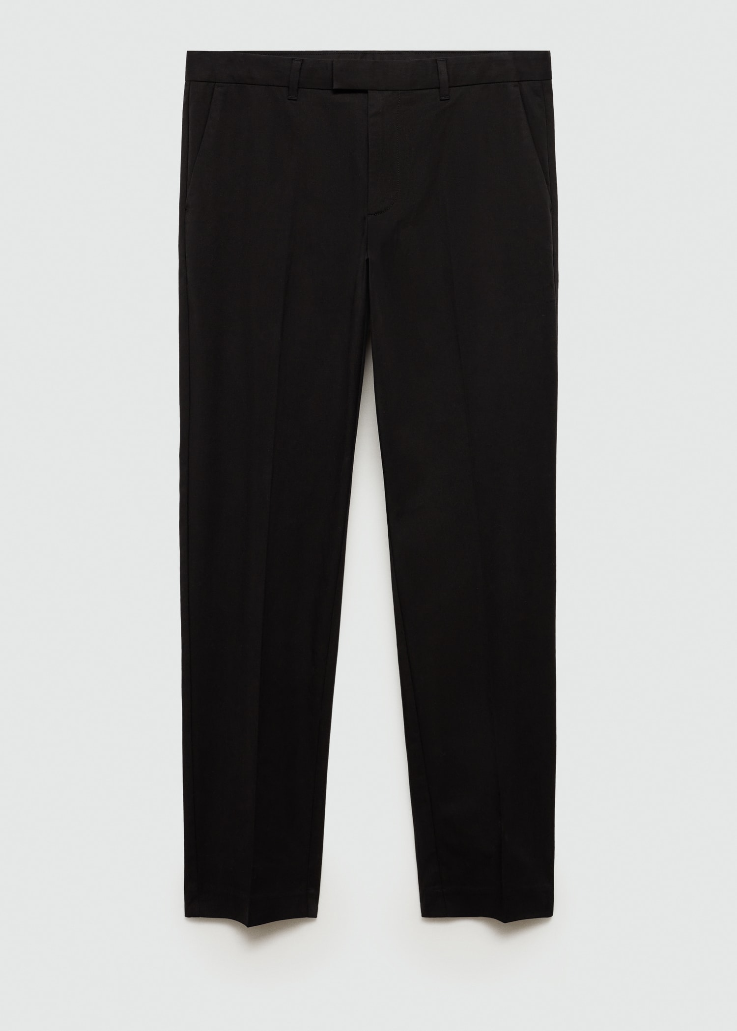 Брюки regular fit из хлопка - Изделие без модели