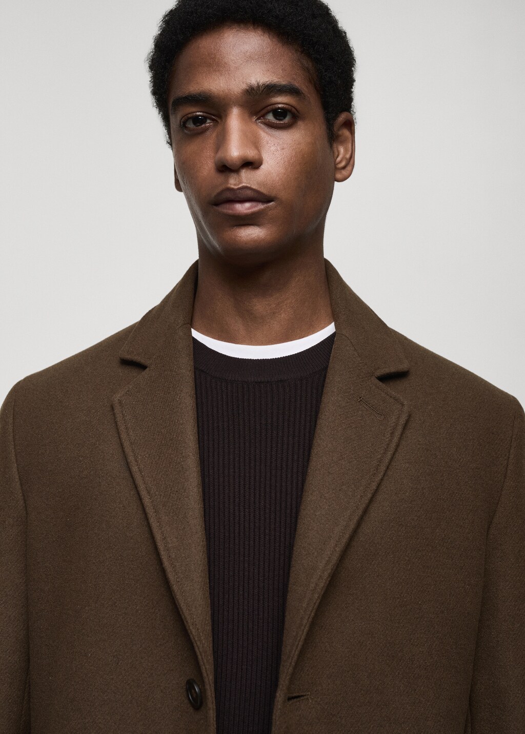 Lightweight recycled wool coat Men MANGO Zambia
