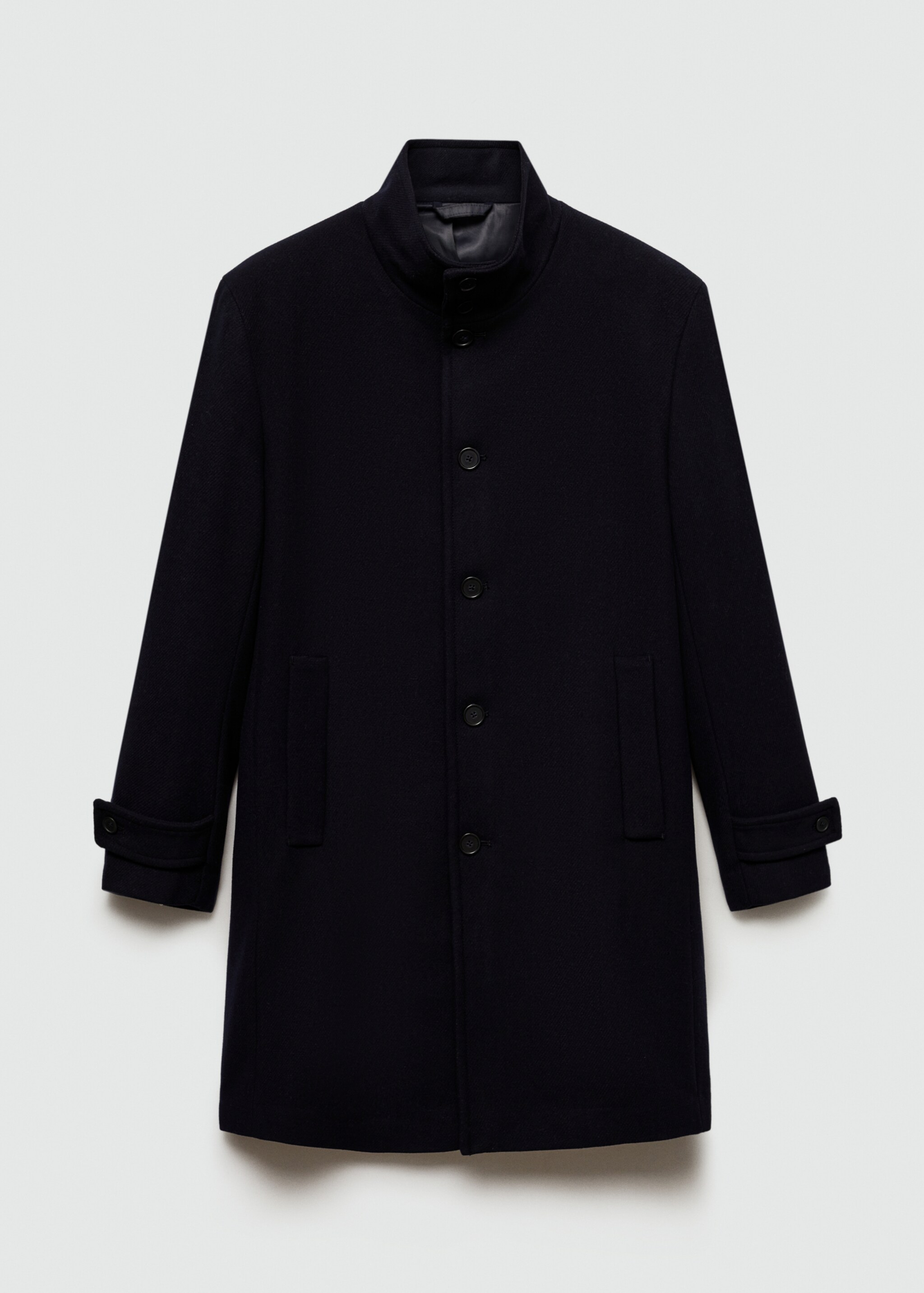 Wool funnel neck coat - Article without model