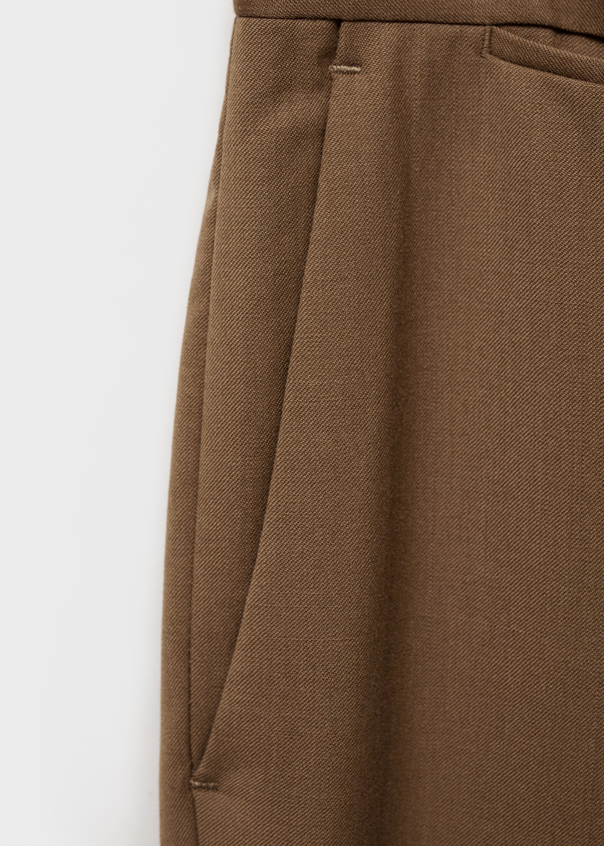 Pantalón traje slim fit 100% lana virgen - Detalle del artículo 0