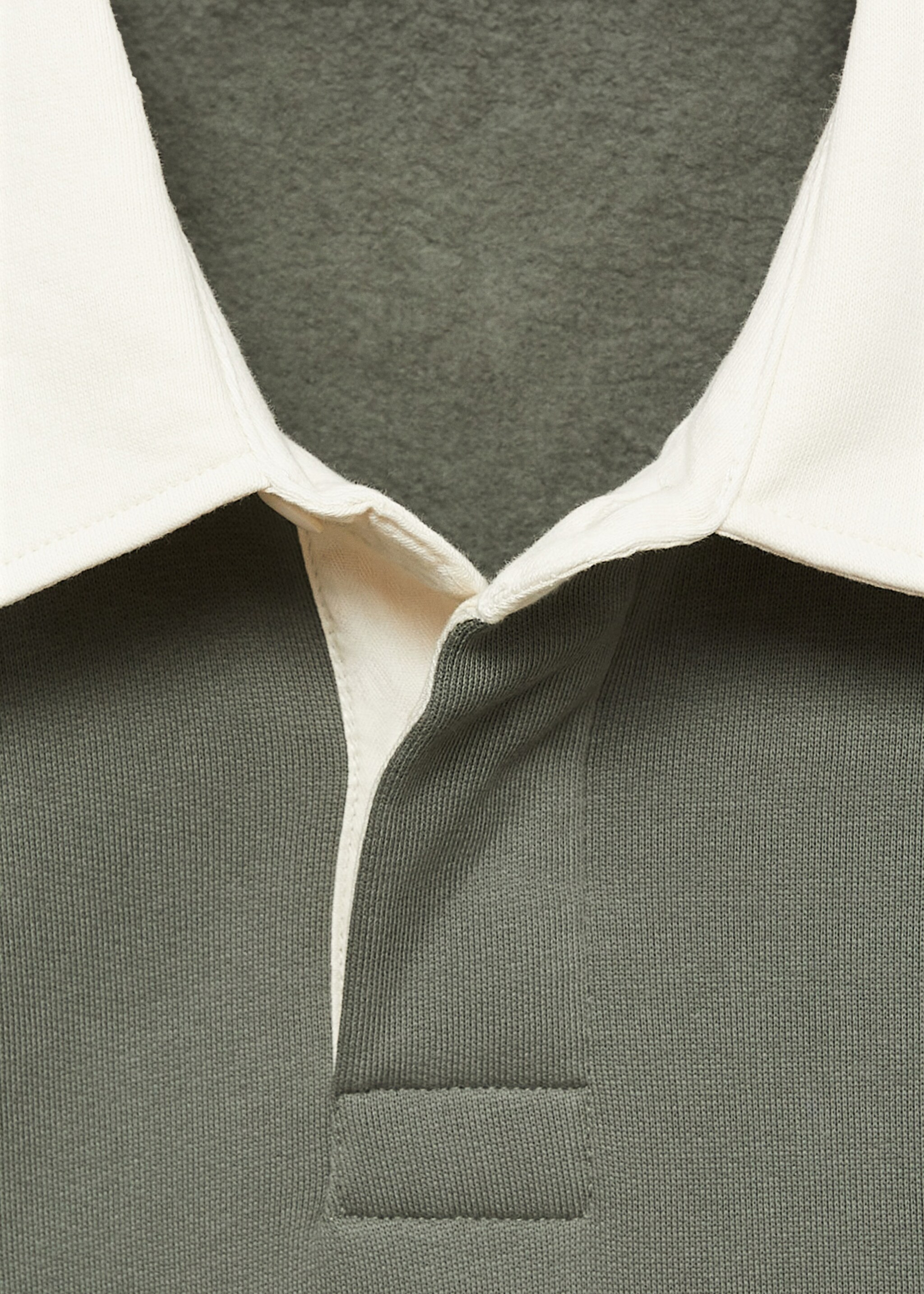 Önü yazılı polo sweatshirt - Ürün detayı 0