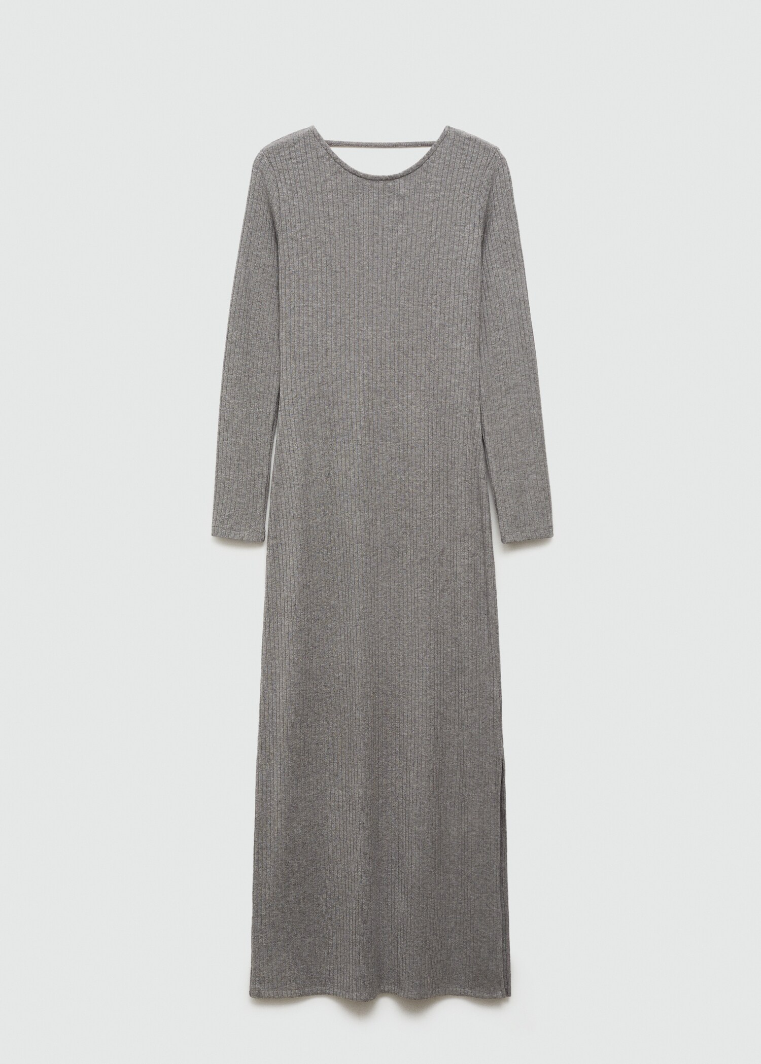 Ribbed long dress - Article without model