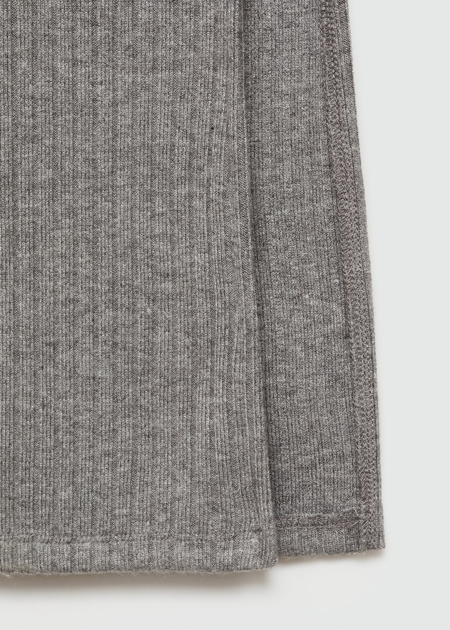 Ribbed long dress - Details of the article 0