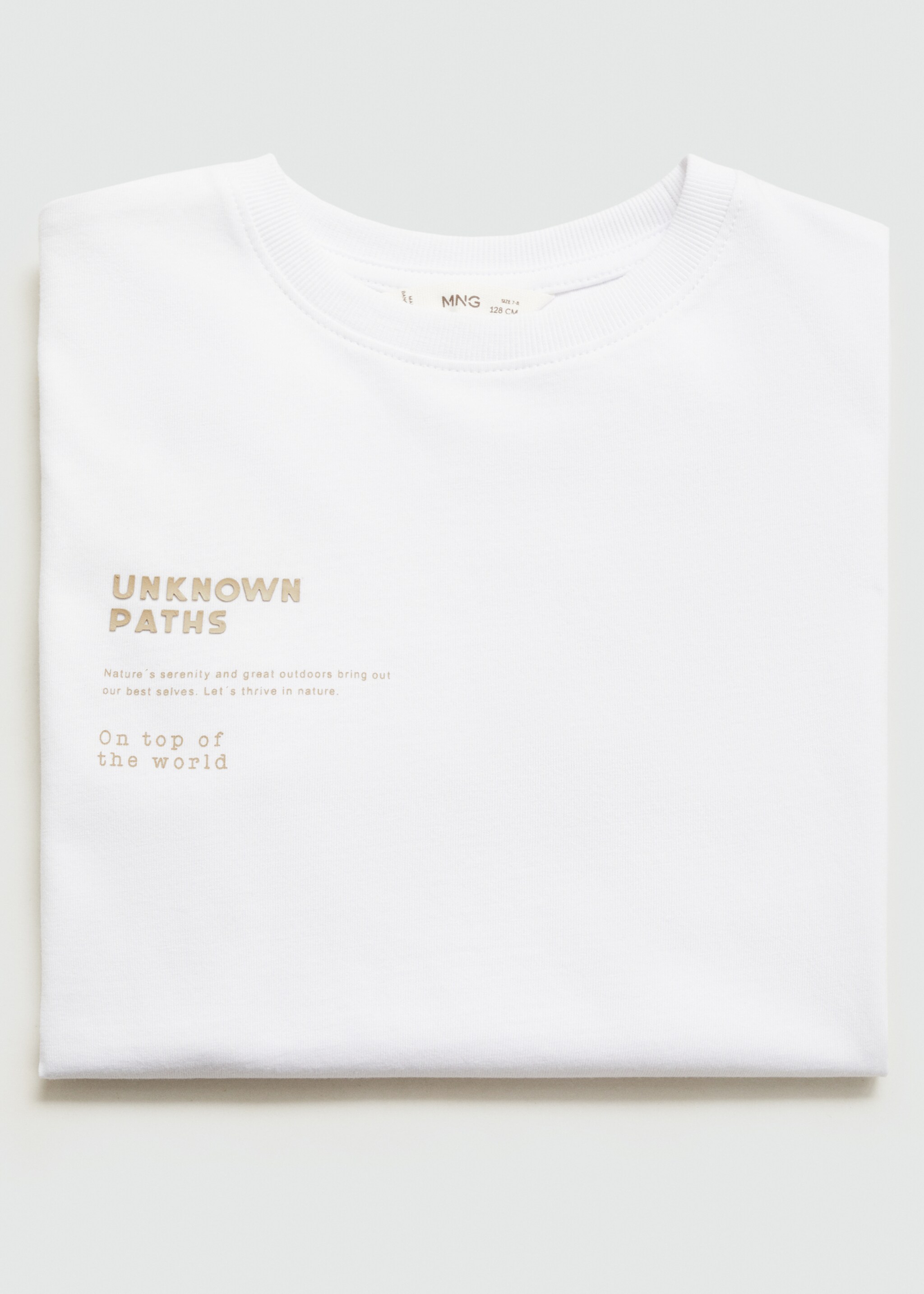 Printed cotton-blend T-shirt - Details of the article 0