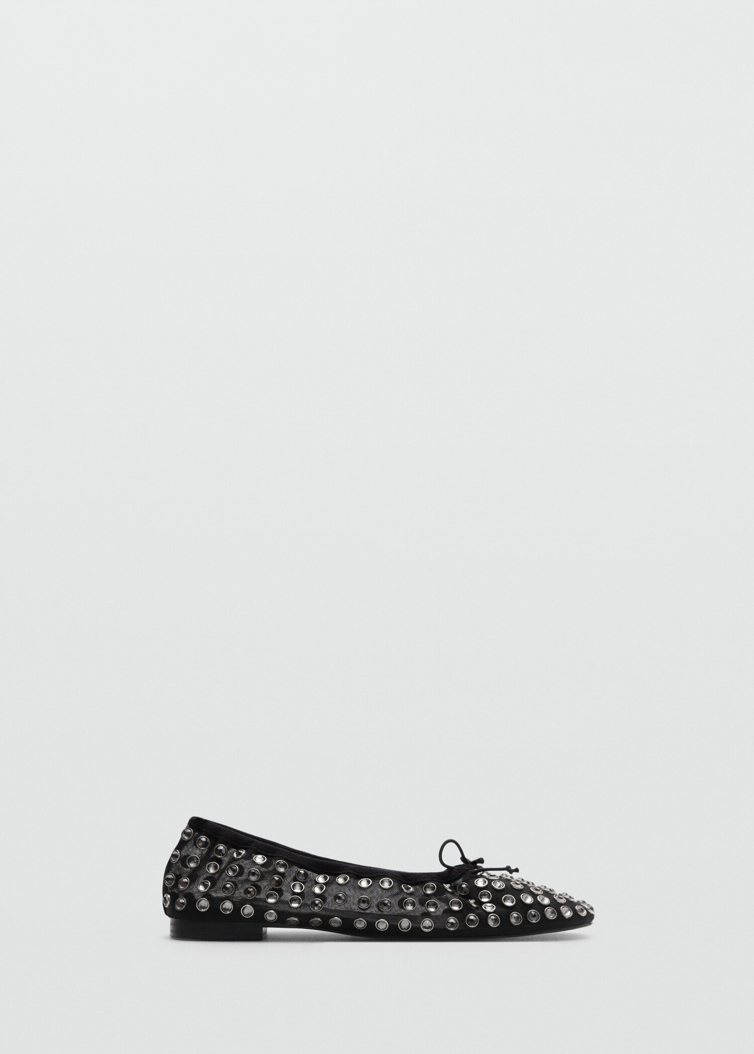 Studded mesh ballerina shoes - Article without model