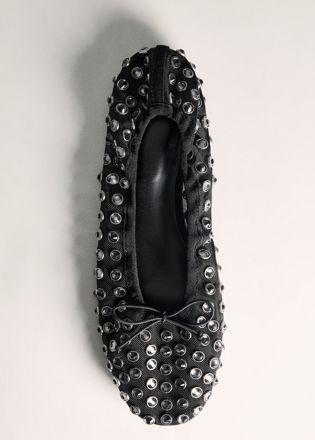 Black studded flats outlet