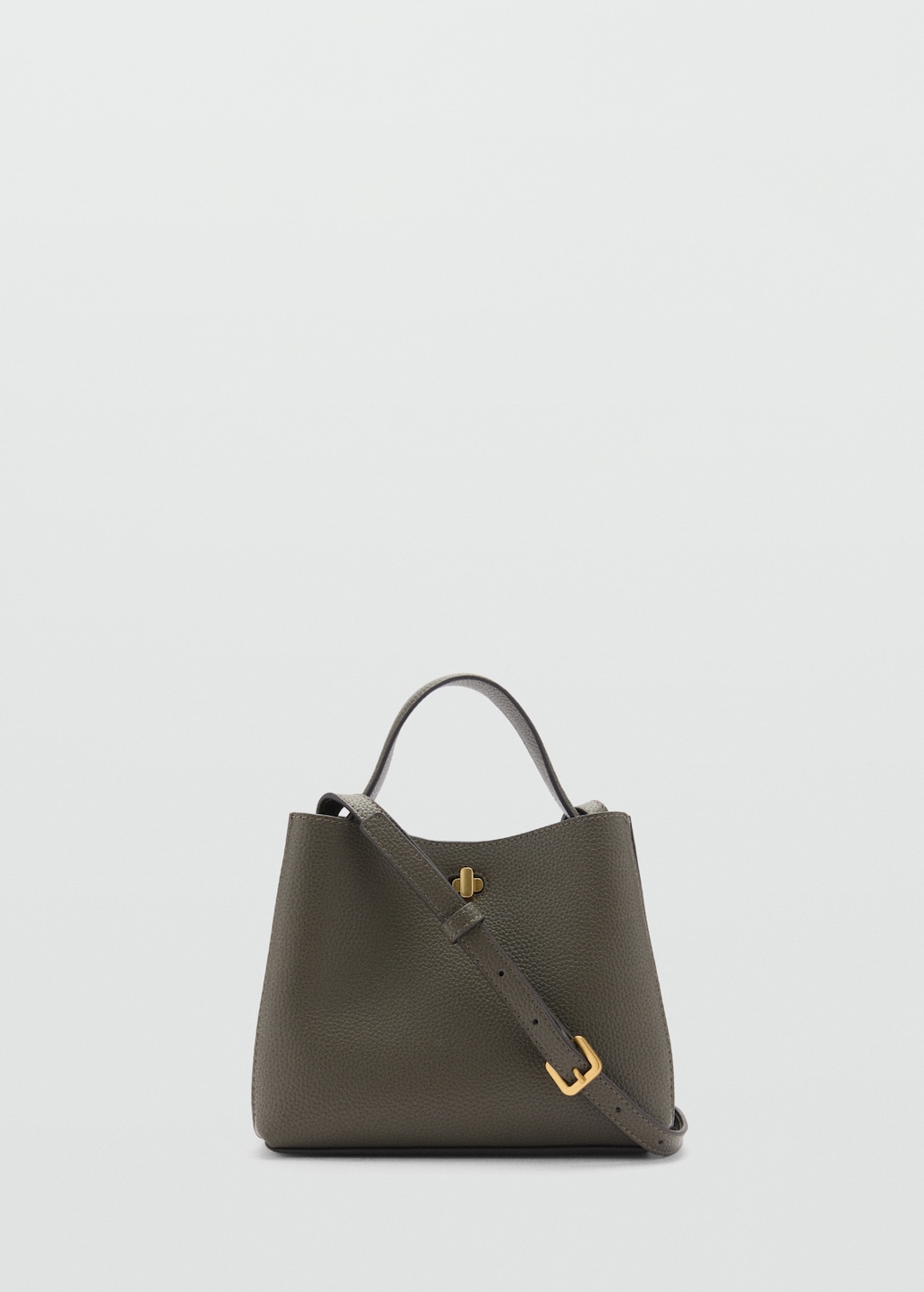 Mini shopper bag with metallic detail Women MANGO Belize