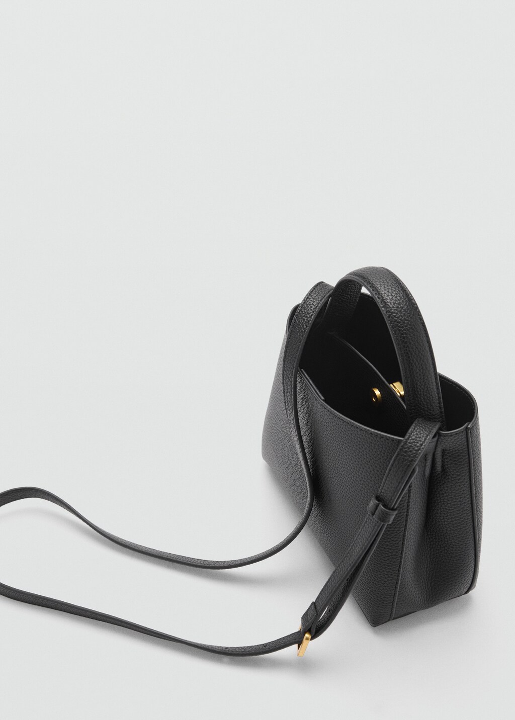 Mini Shopper Bag mit Metallic Detail Damen MANGO Deutschland