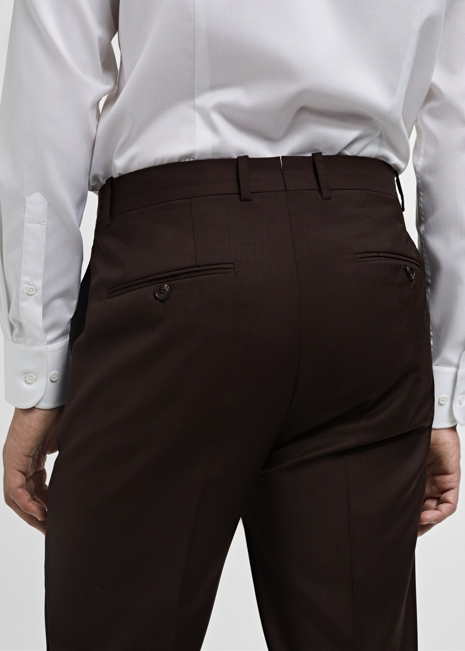 Pantalón traje Venecia 100% lana virgen - Detalle del artículo 6