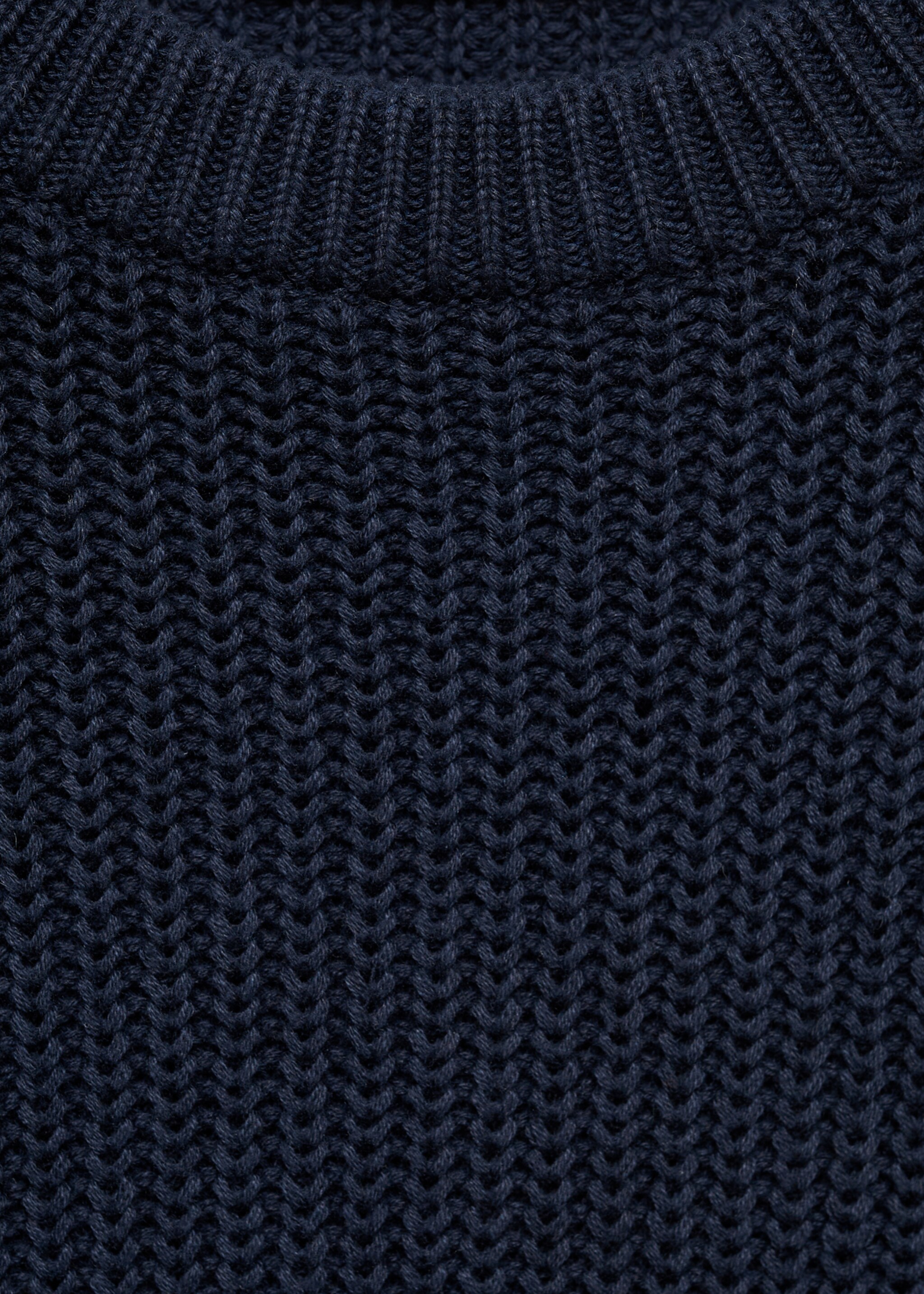 Ribbed cotton knitted sweater - Details of the article 8