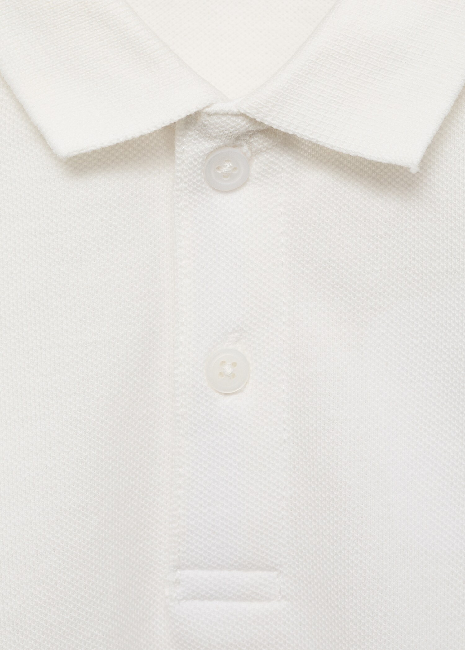 Long sleeves cotton polo - Details of the article 0