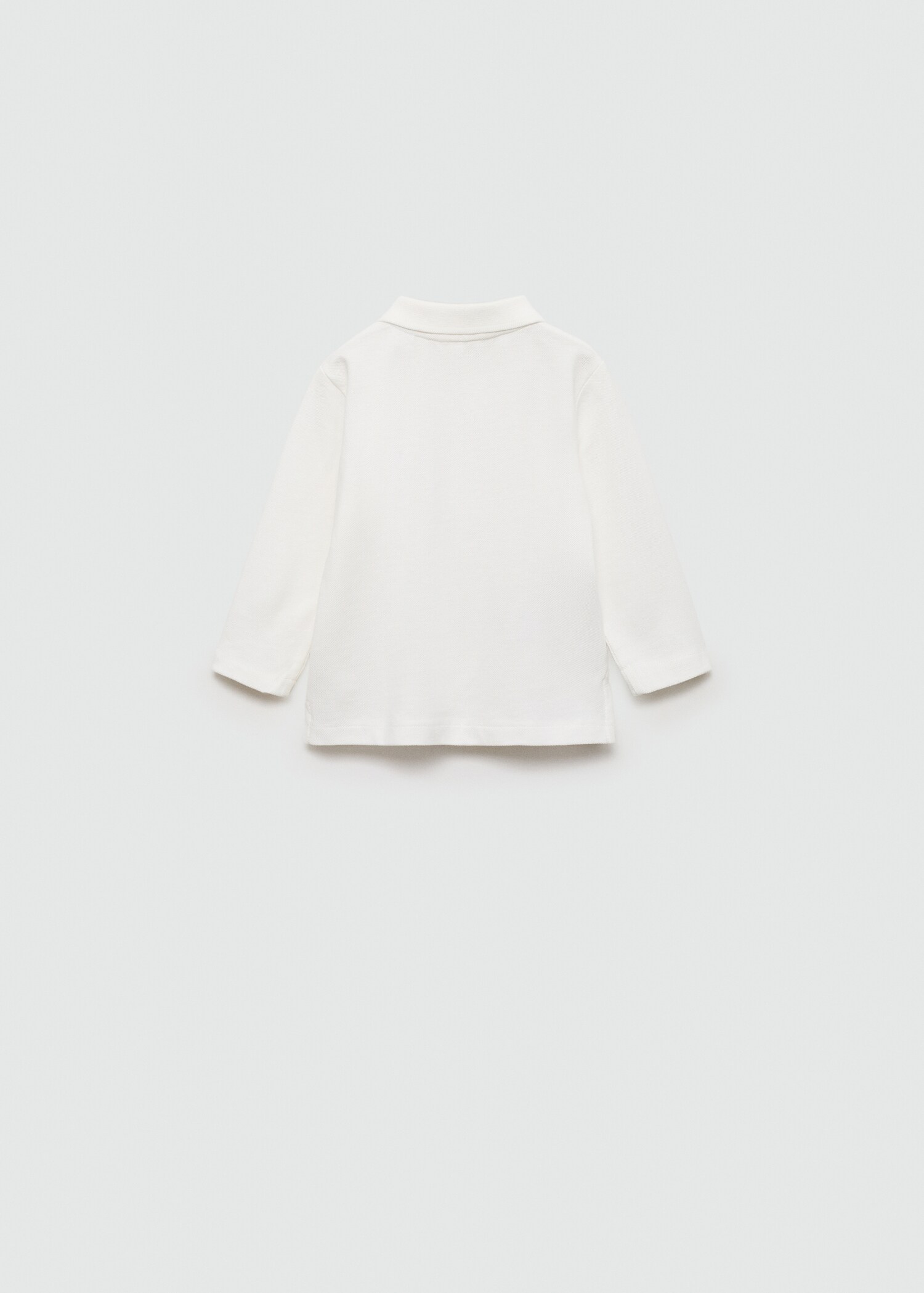 Long sleeves cotton polo - Details of the article 8