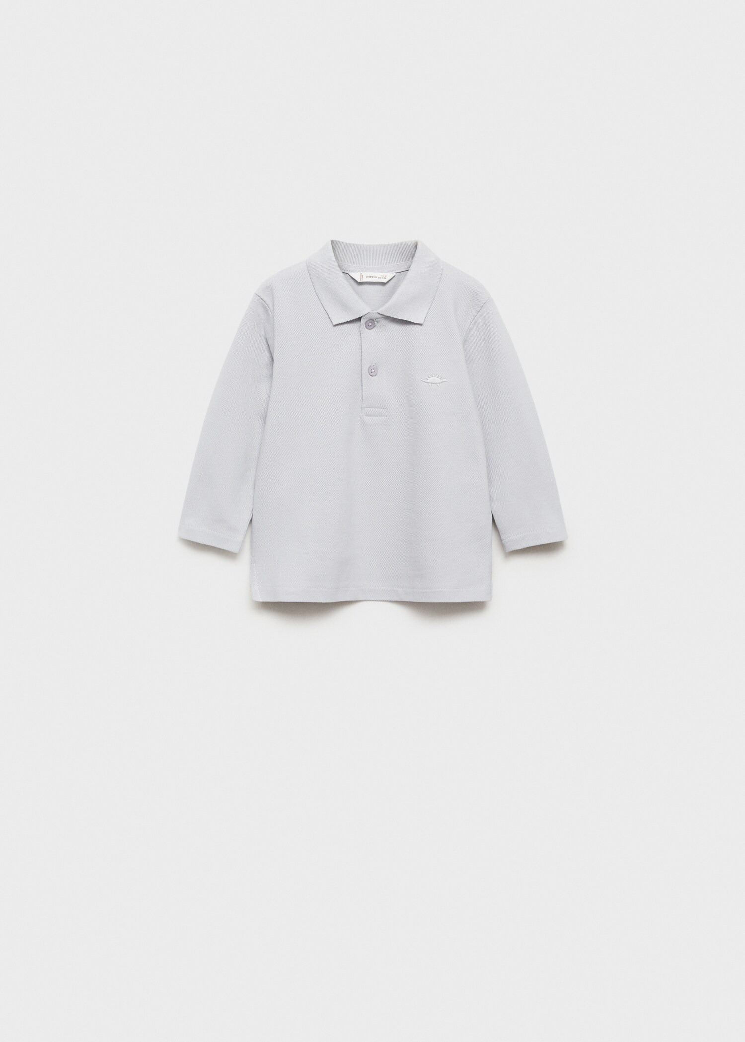 Long sleeves cotton polo - Article without model