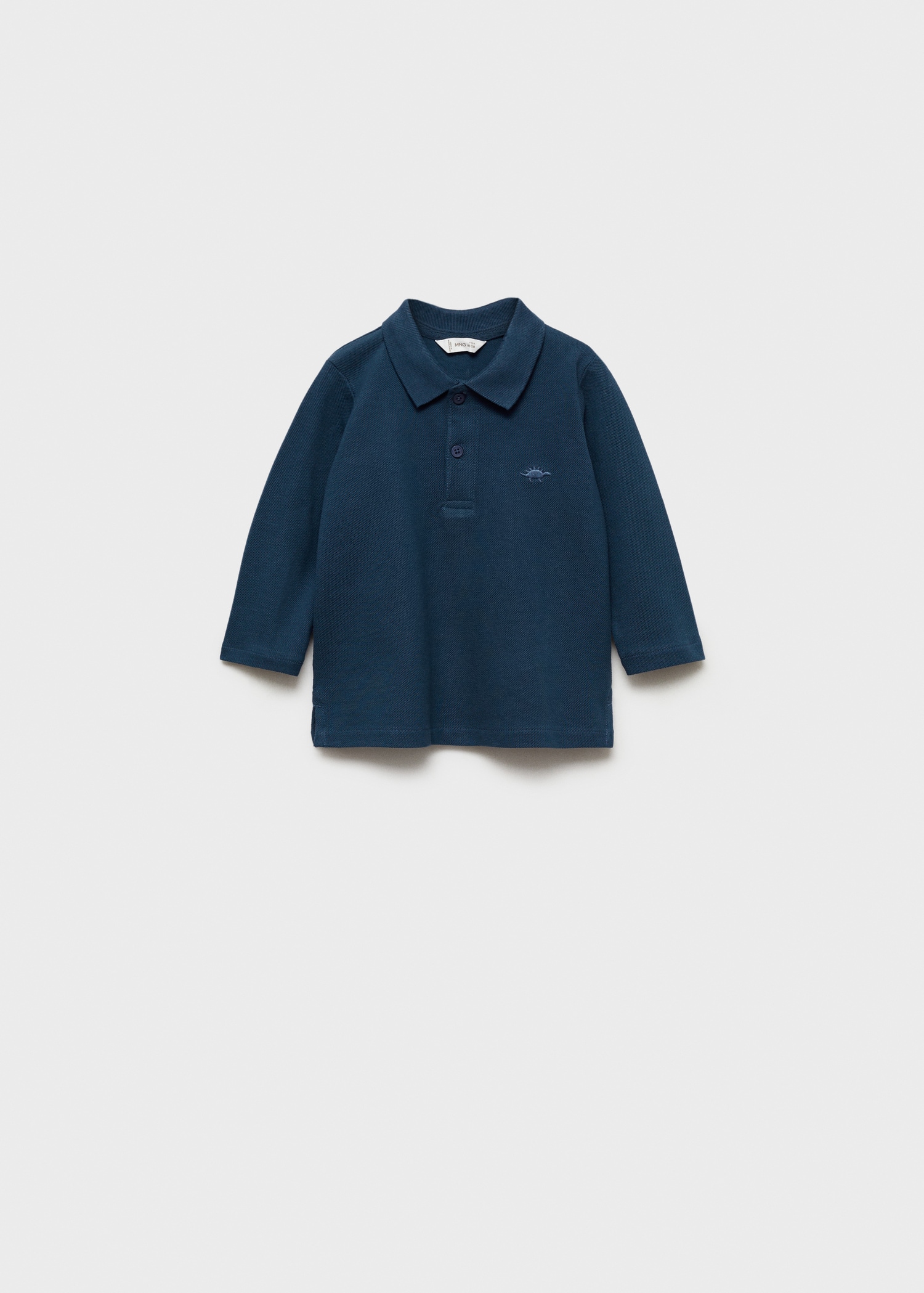 Long sleeves cotton polo - Article without model
