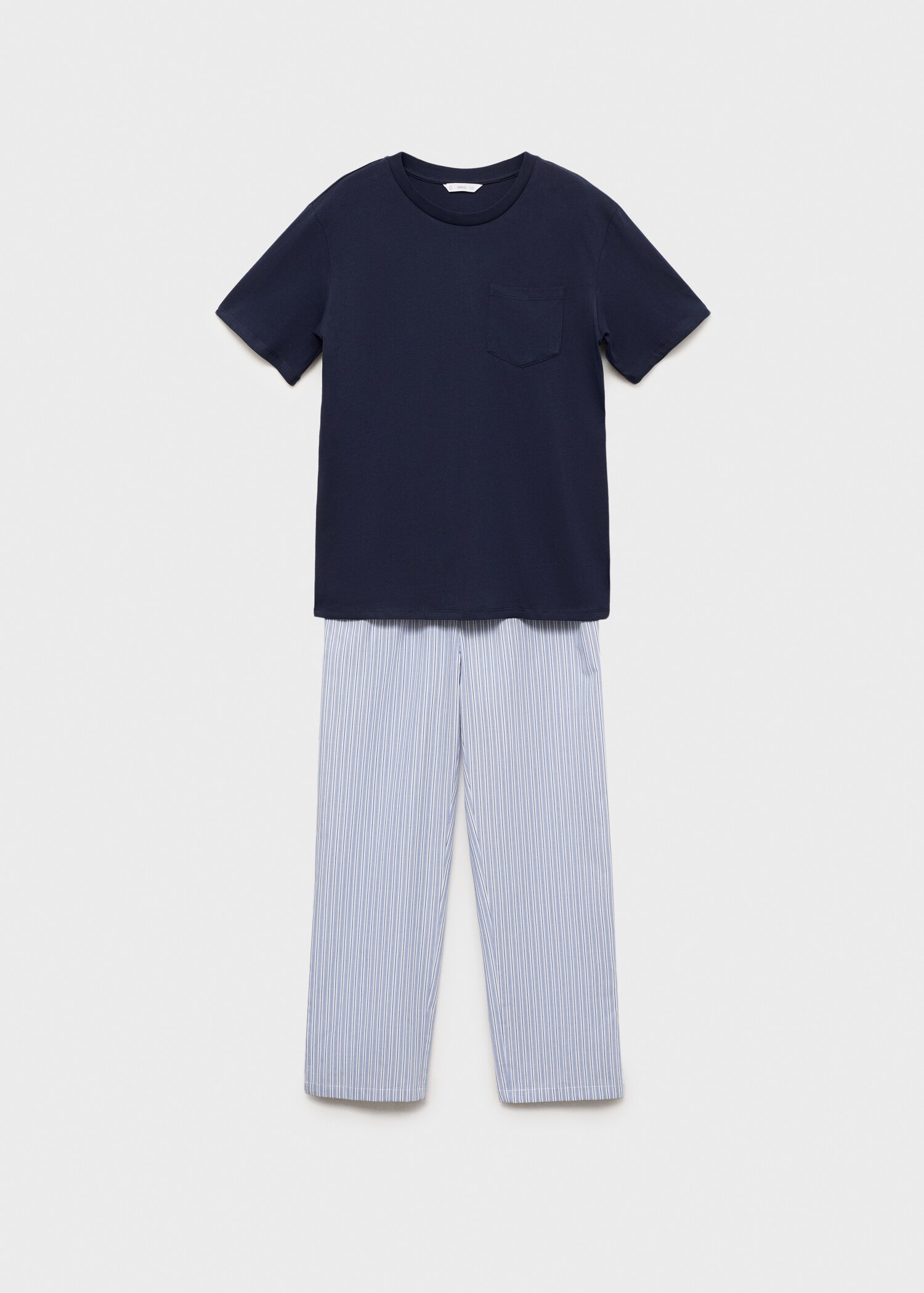 Striped long pyjamas - Article without model