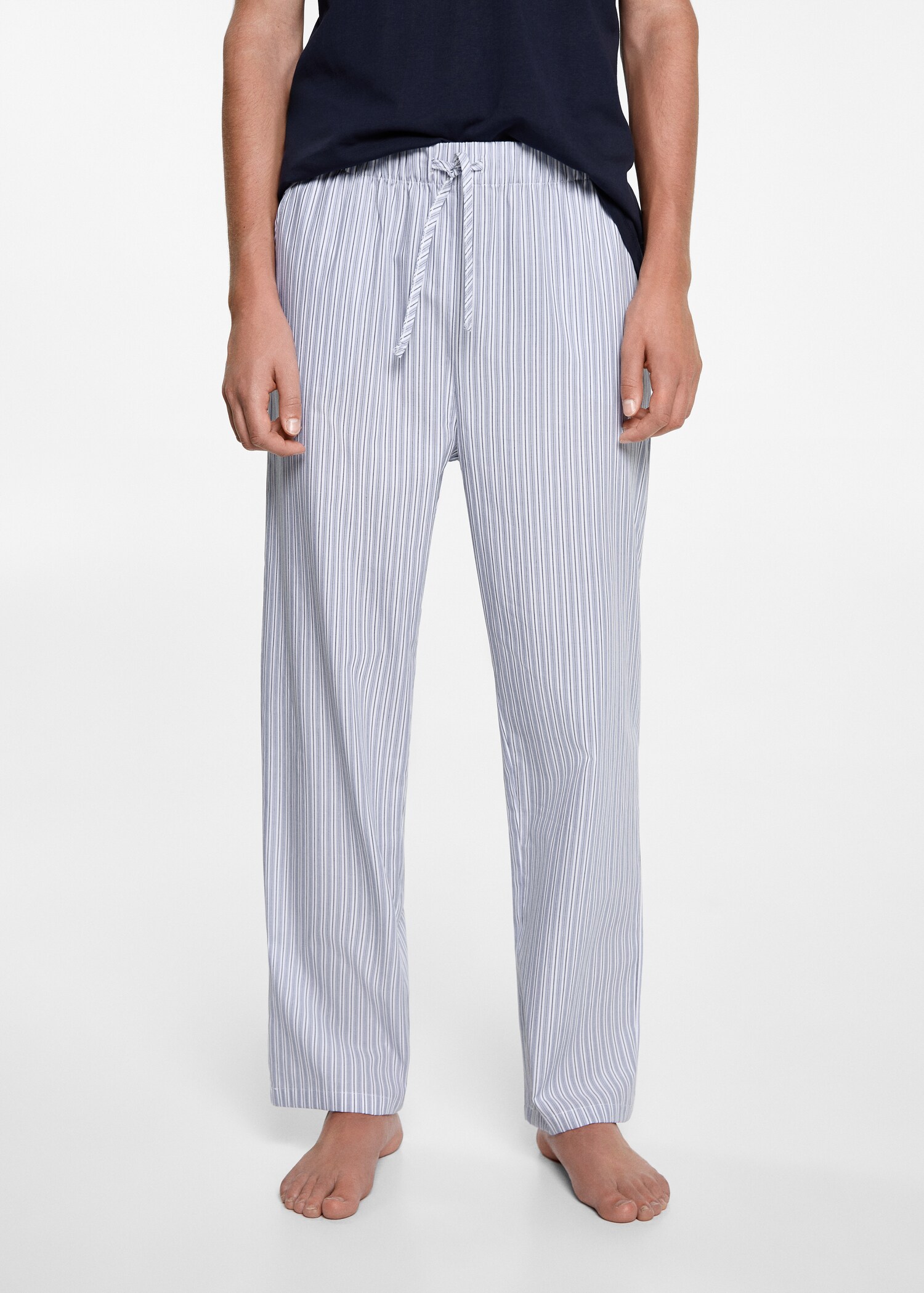 Striped long pyjamas - Details of the article 6