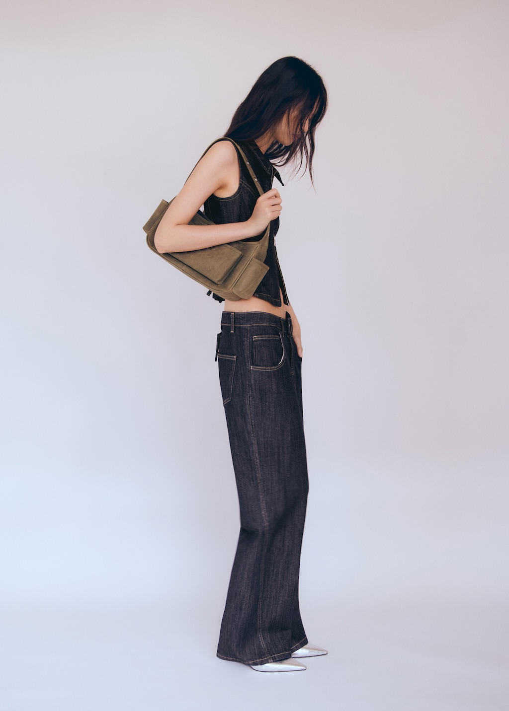 Ladies wide leg jeans uk hot sale