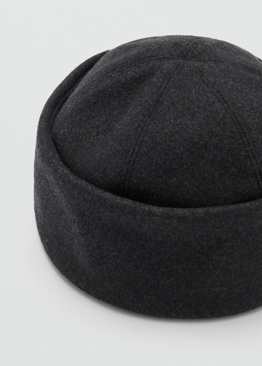 Wool hat with cuffs - Women | MANGO USA Wool hat with cuffs - Women | MANGO USA