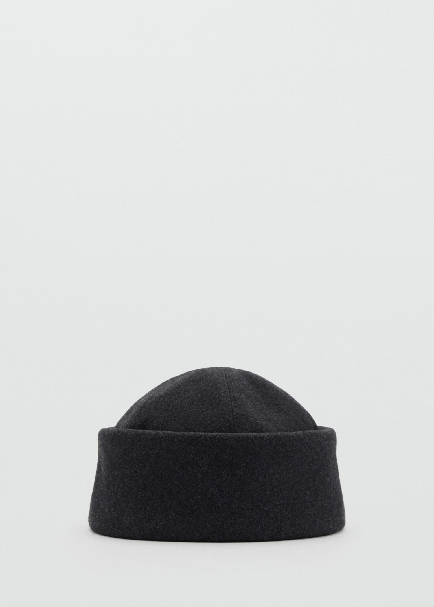 Cappellino lana bordo inferiore risvolto - Articolo senza modello