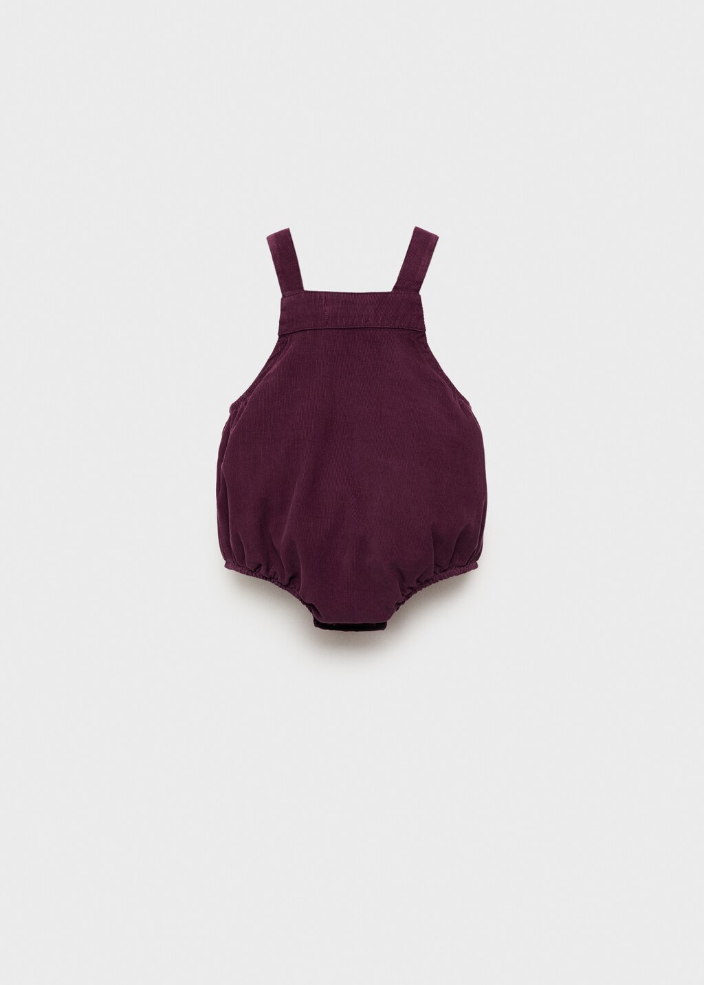 MANGO BABY Corduroy romper burgundy 6 9 months Kids