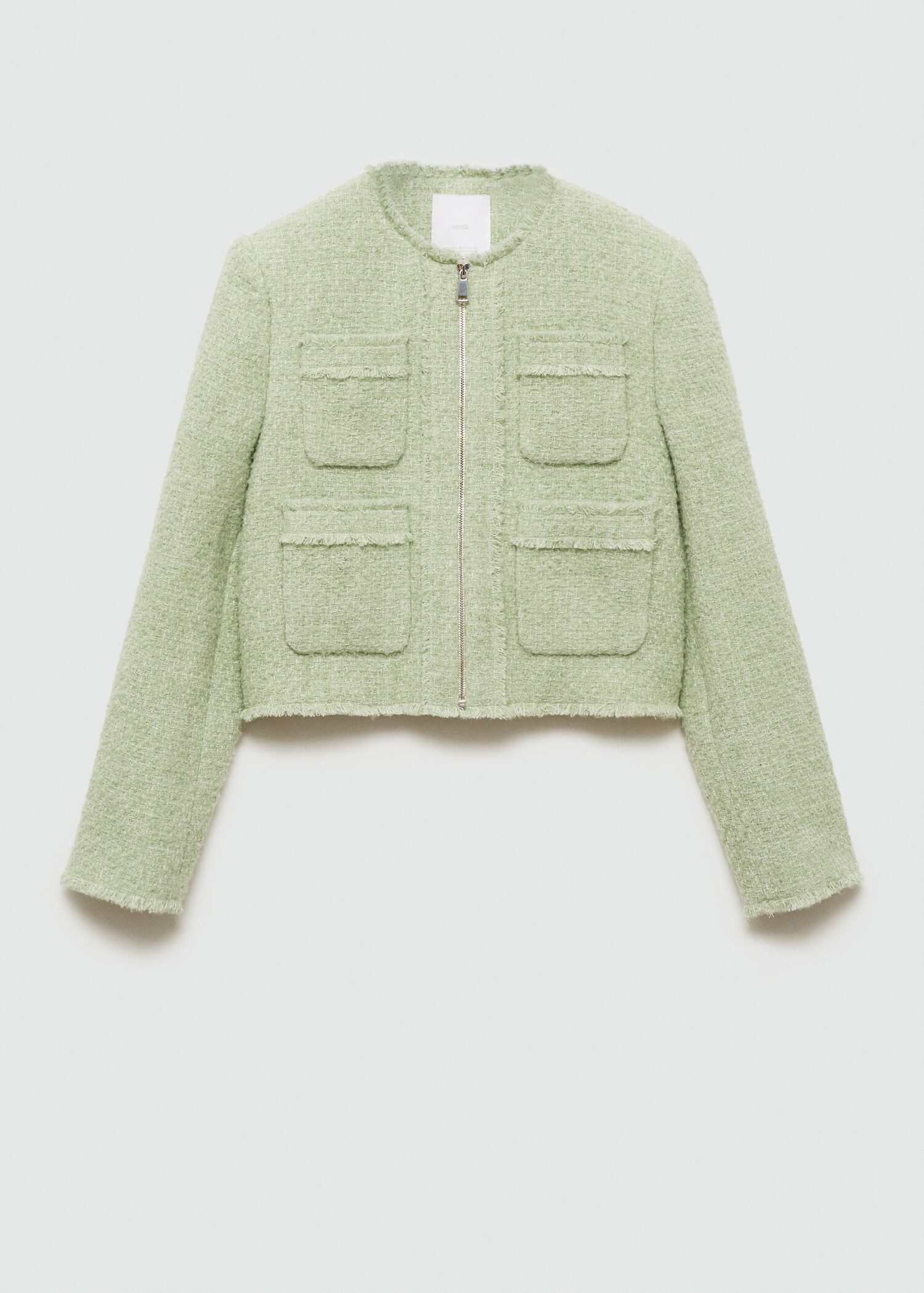Tweed jacket with zip - Article without model