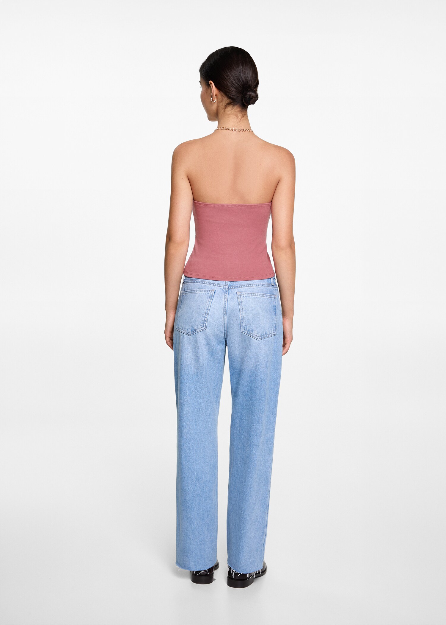 Knot crop top - Reverse of the article