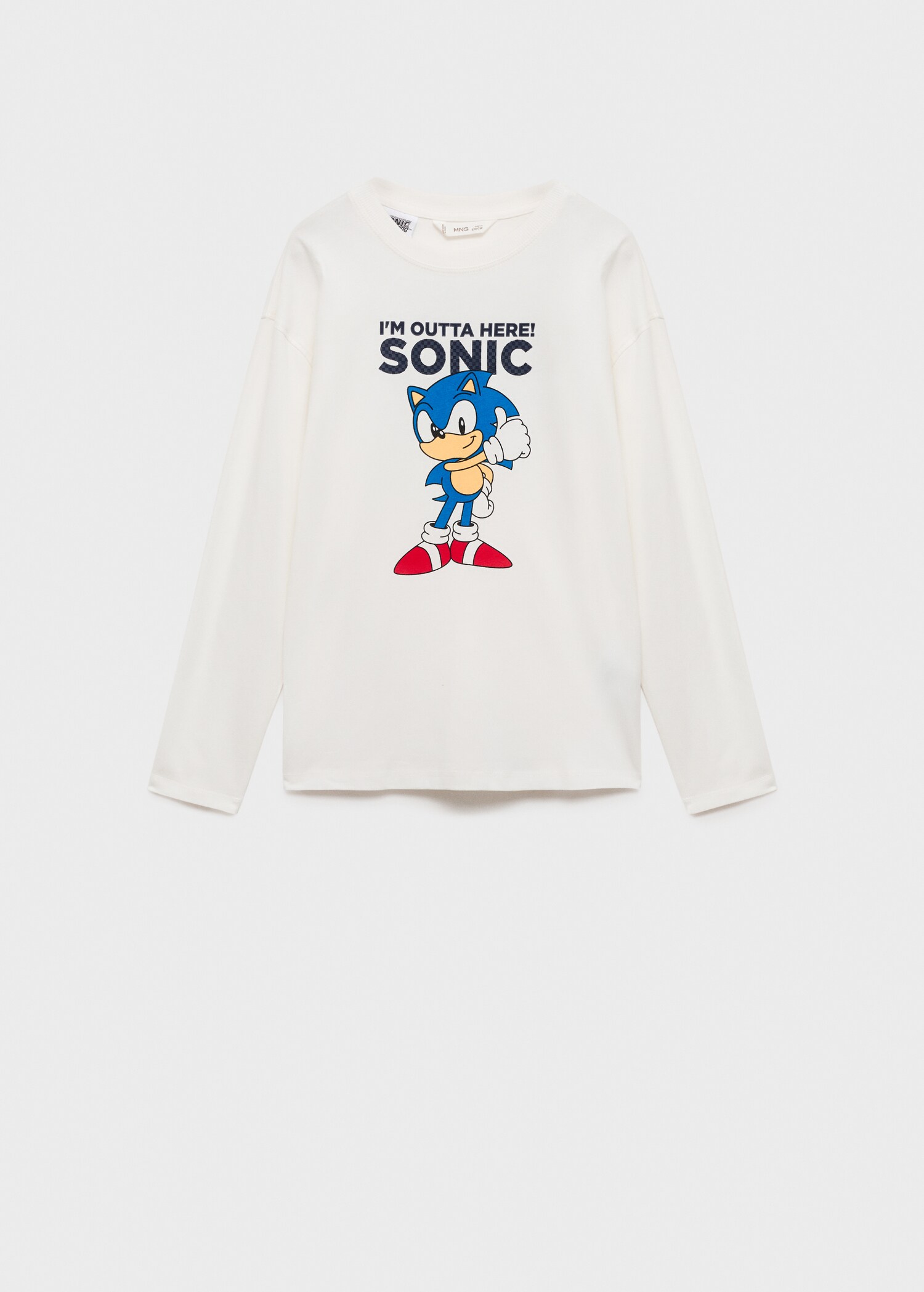 Embossed Sonic t-shirt - Article without model