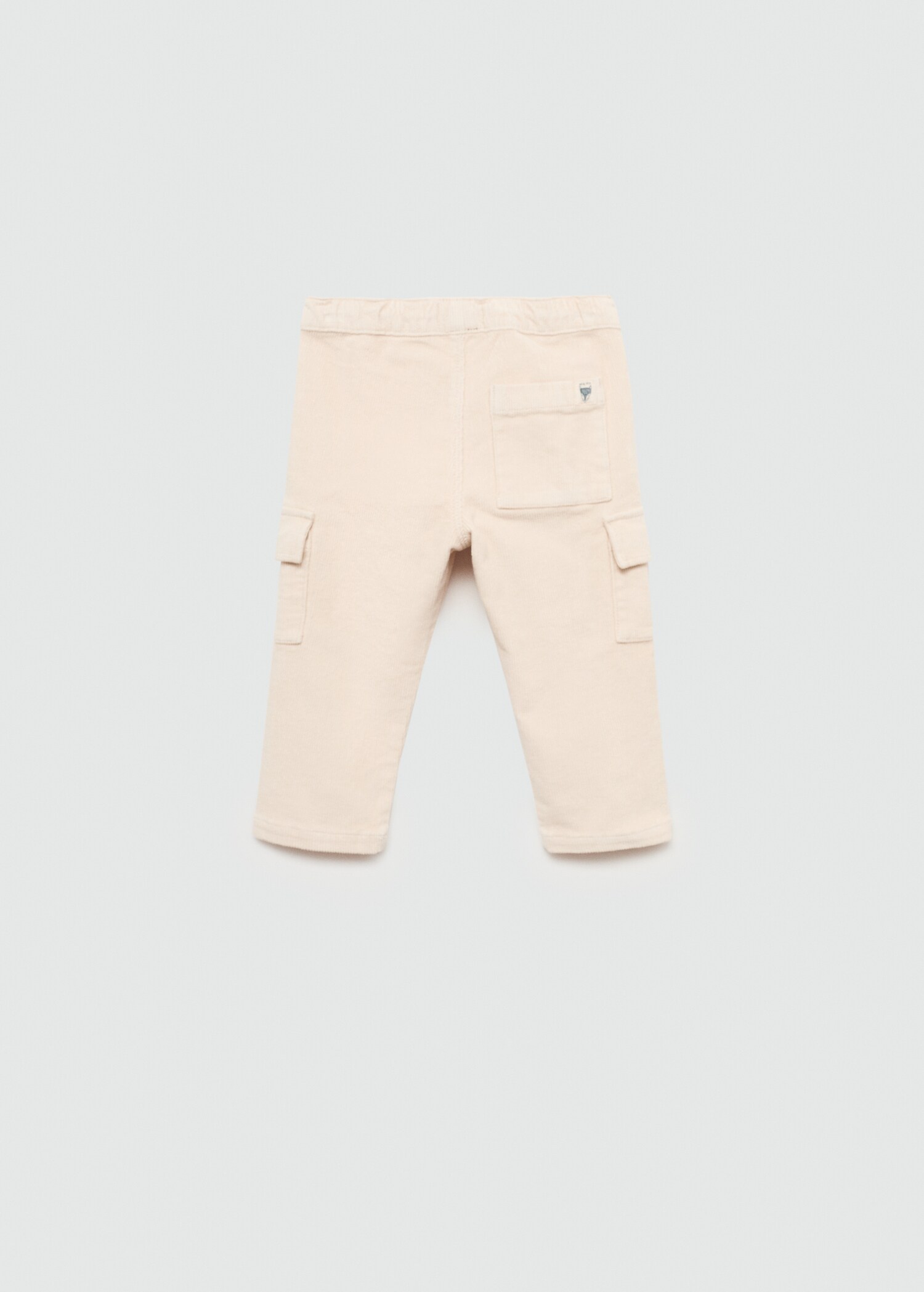 Pantalon cargo velours côtelé - Verso de l’article