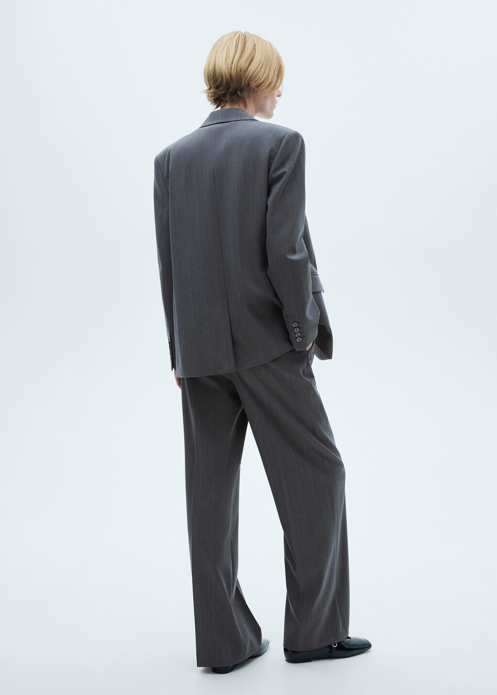 Mango pinstripe blazer new arrivals