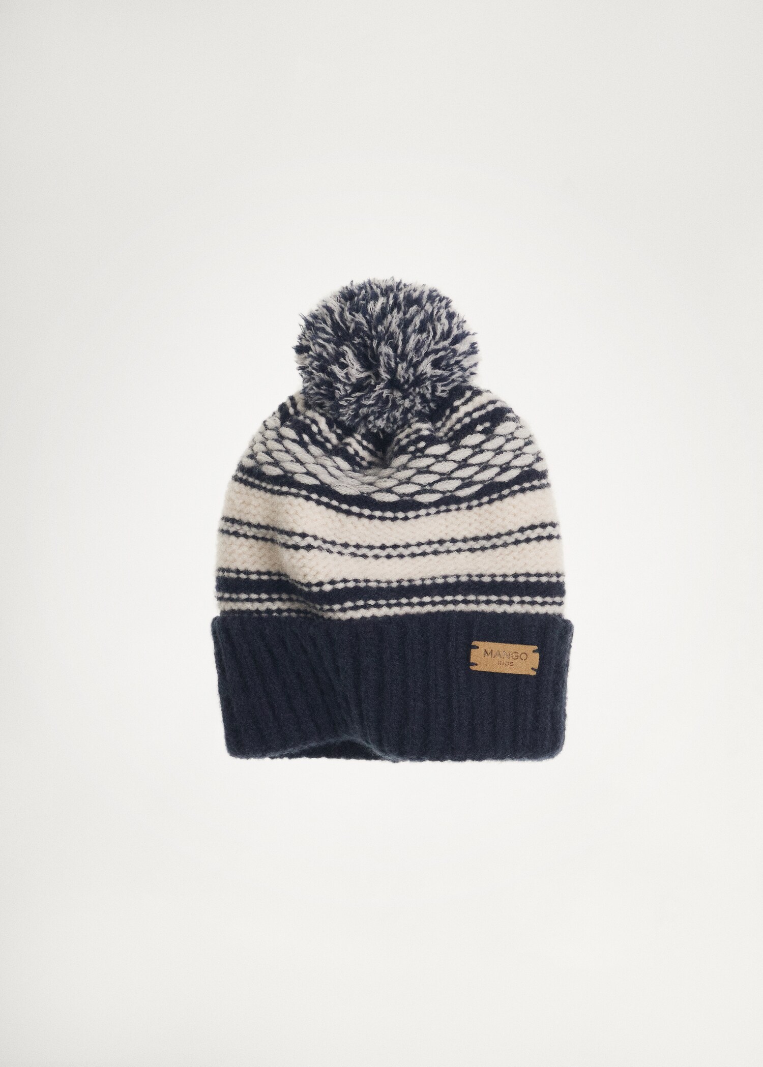 Jacquard pompom beanie - Details of the article 6
