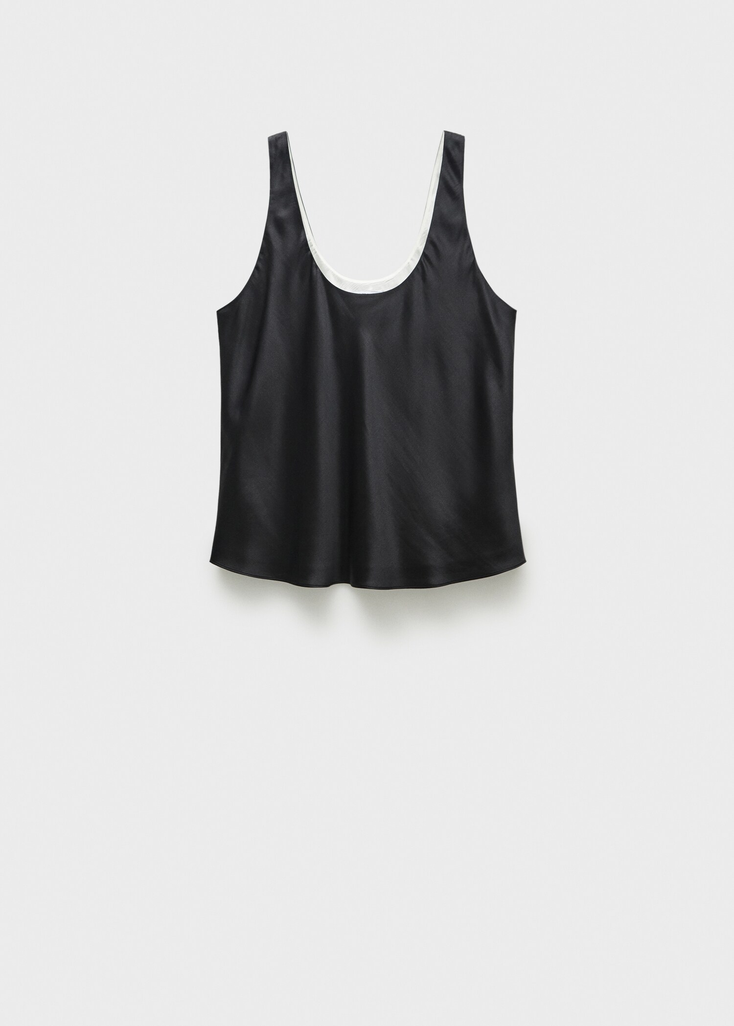 Silk satin top - Article without model