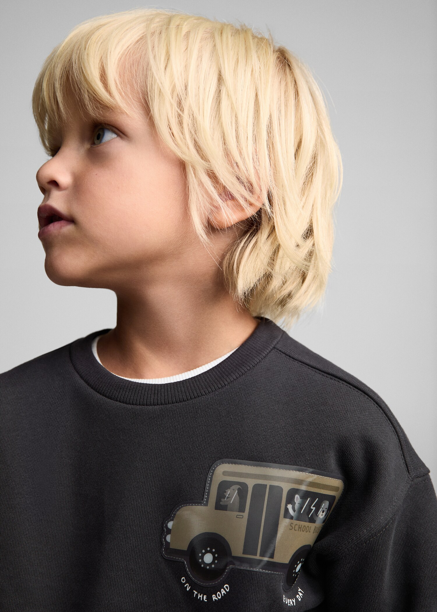 Printed cotton sweatshirt - Details of the article 1