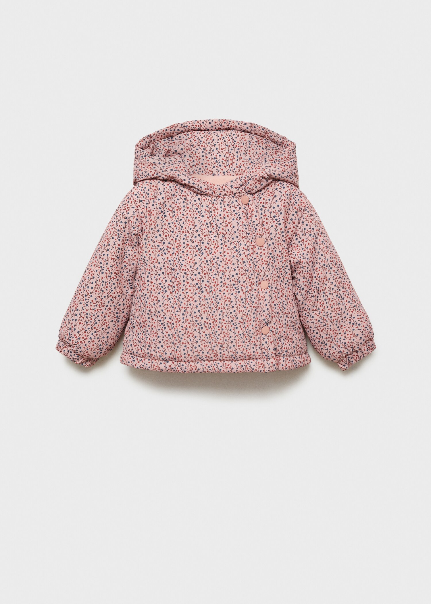 Anorak acolchado estampado floral - Artículo sin modelo
