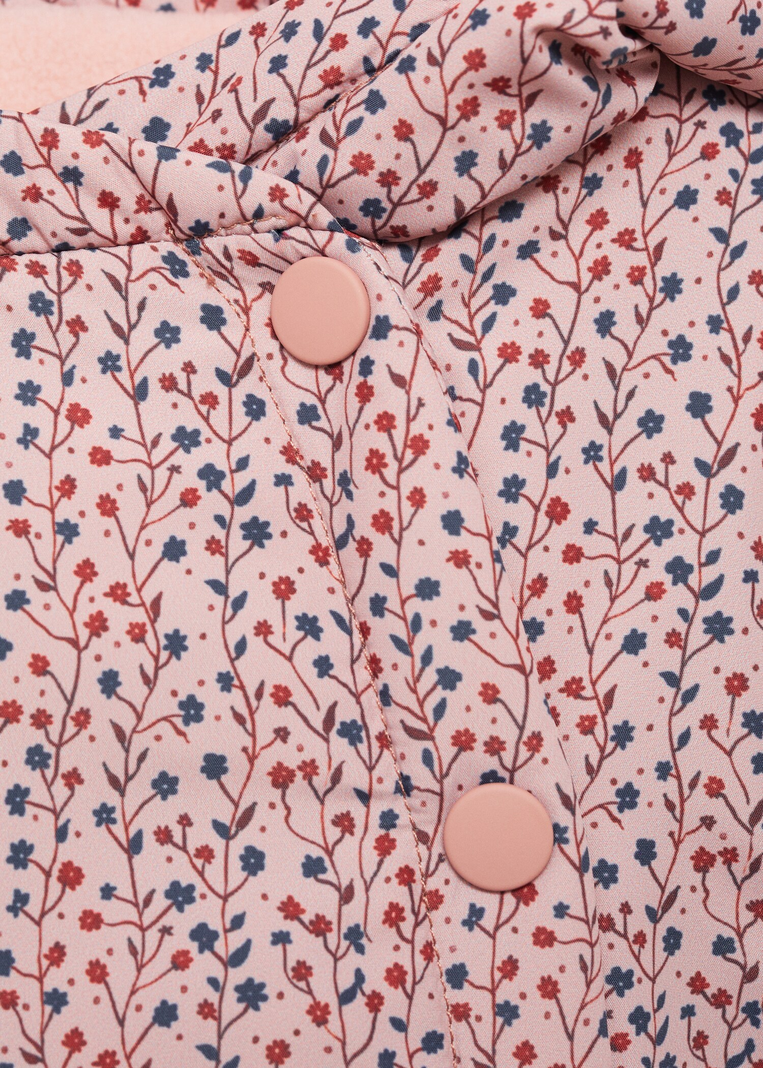 Anorak acolchado estampado floral - Detalle del artículo 8
