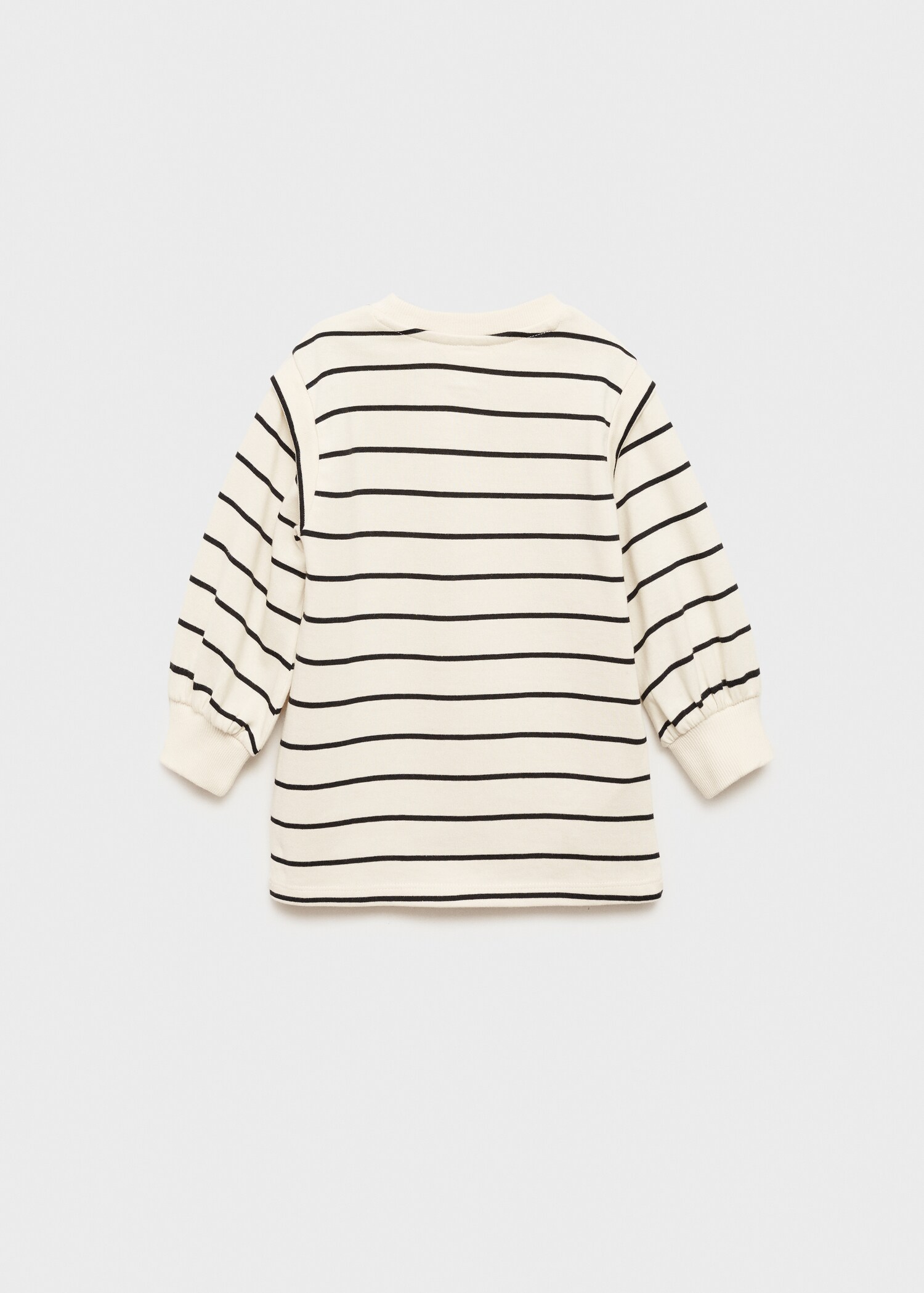 Striped cotton dress - Reverse of the article