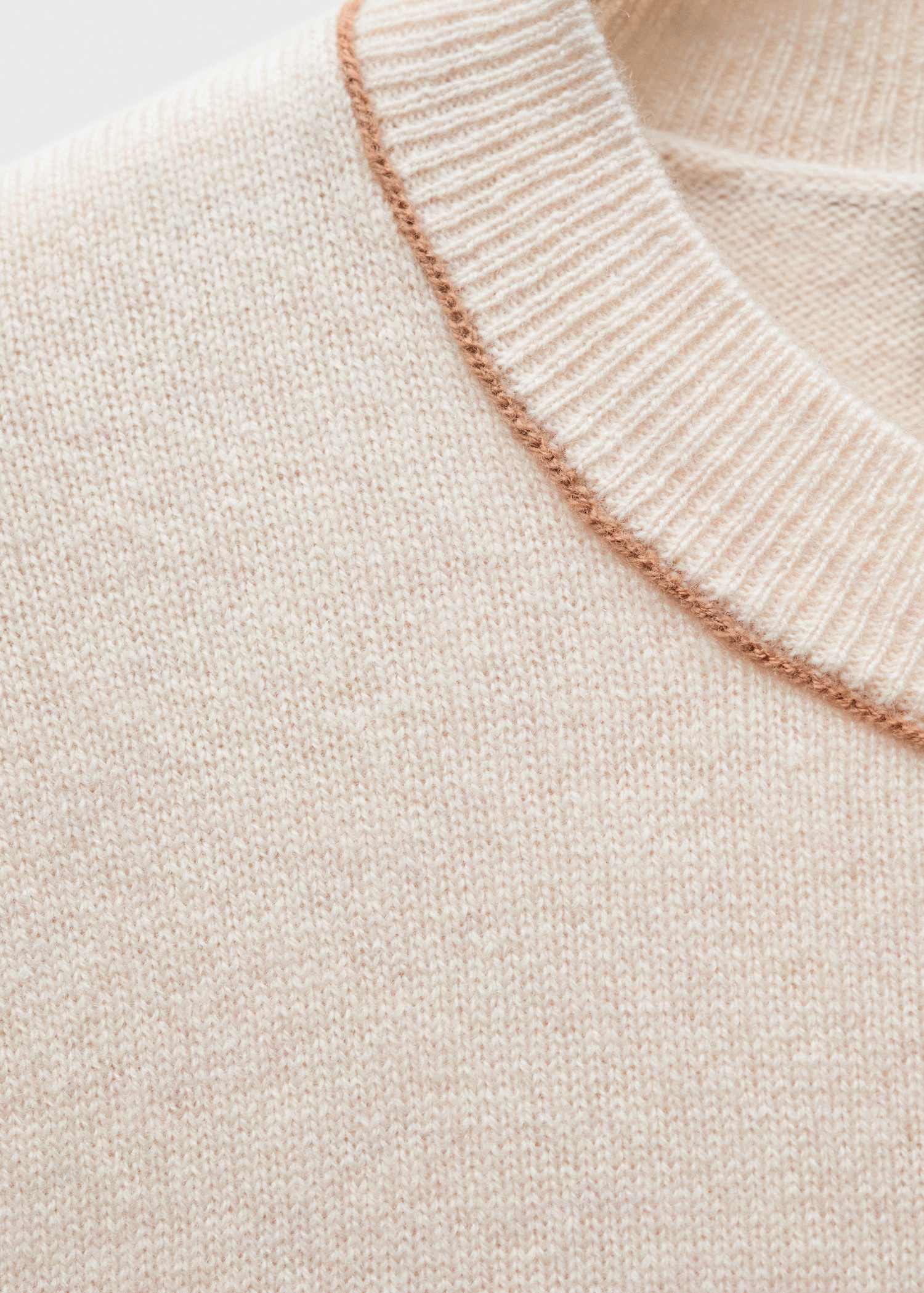 Short-sleeved wool sweater - Details of the article 8