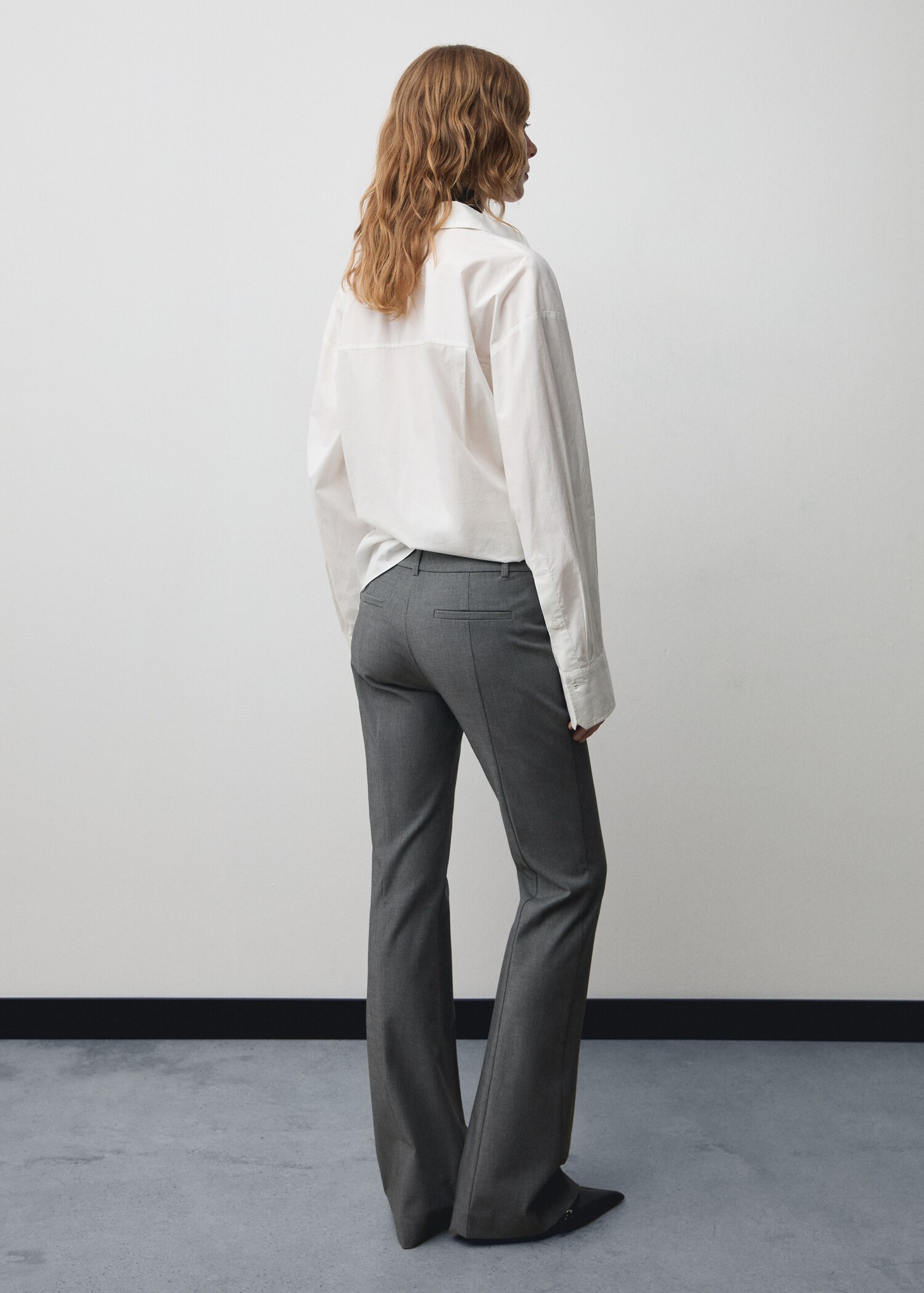 Pantalon évasé taille normale - Verso de l’article
