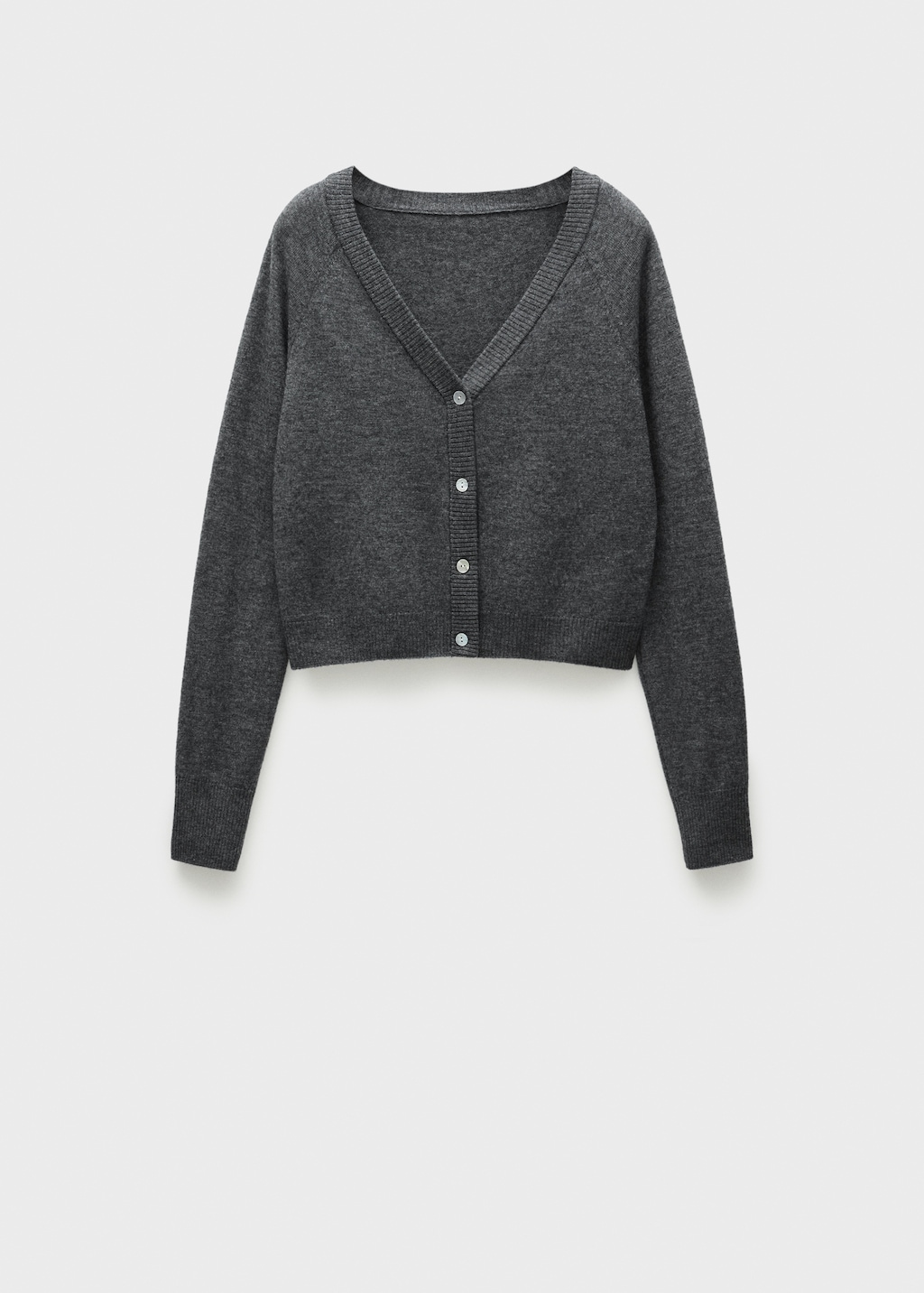 100 wool cardigan with buttons Women MANGO Denmark