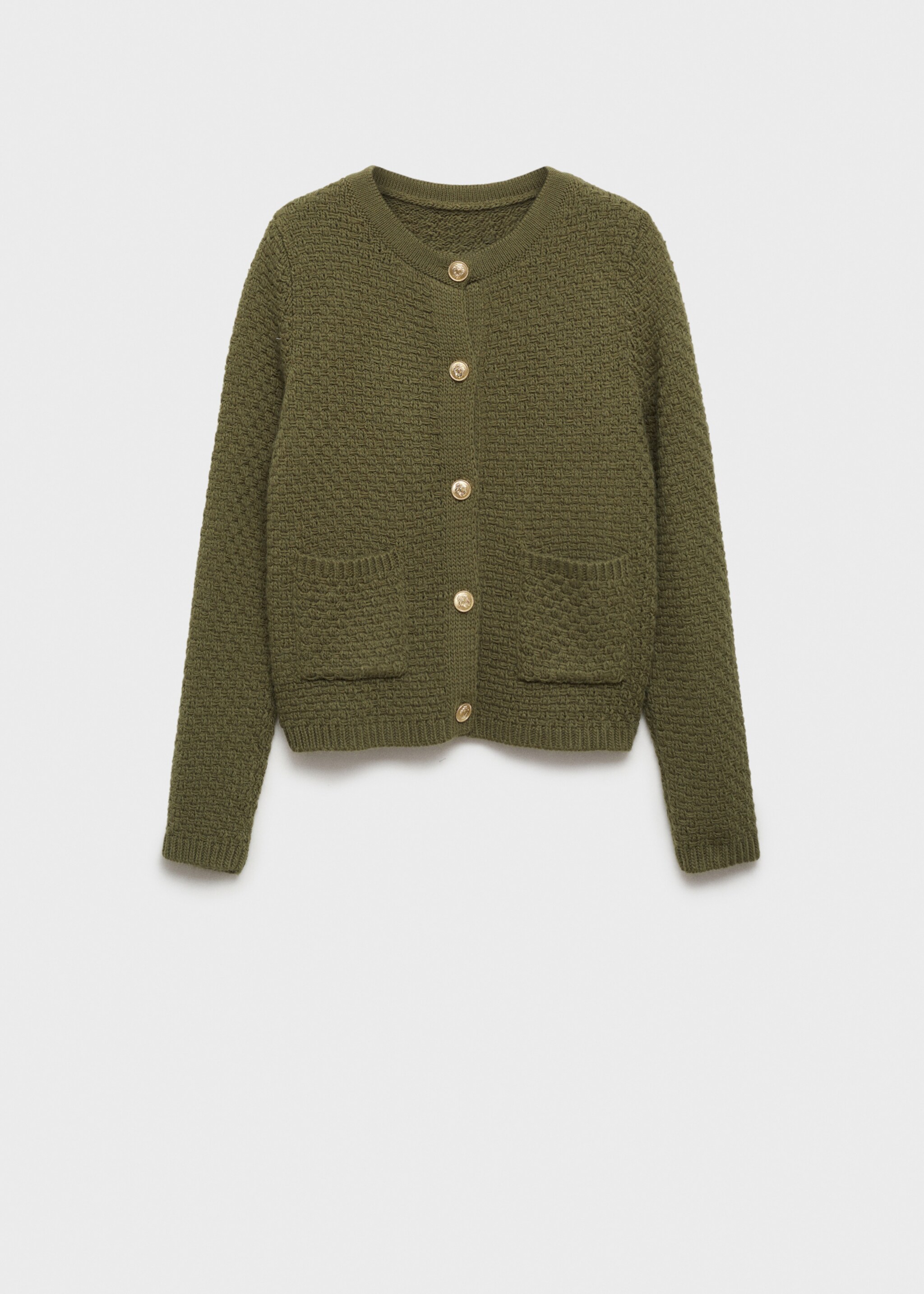 Düğmeli triko hırka — photo 5