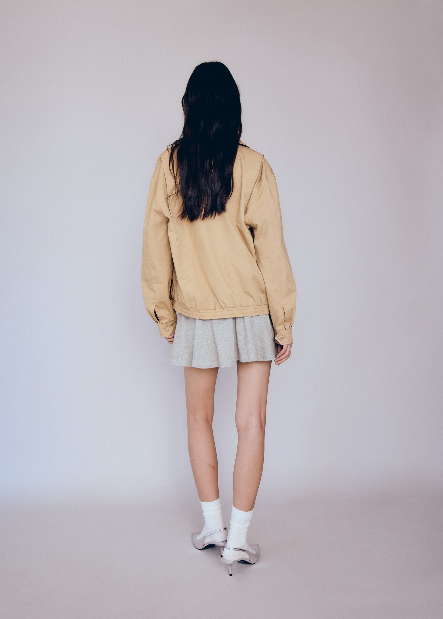 Oversize bomber ceket - Ürünün arkası