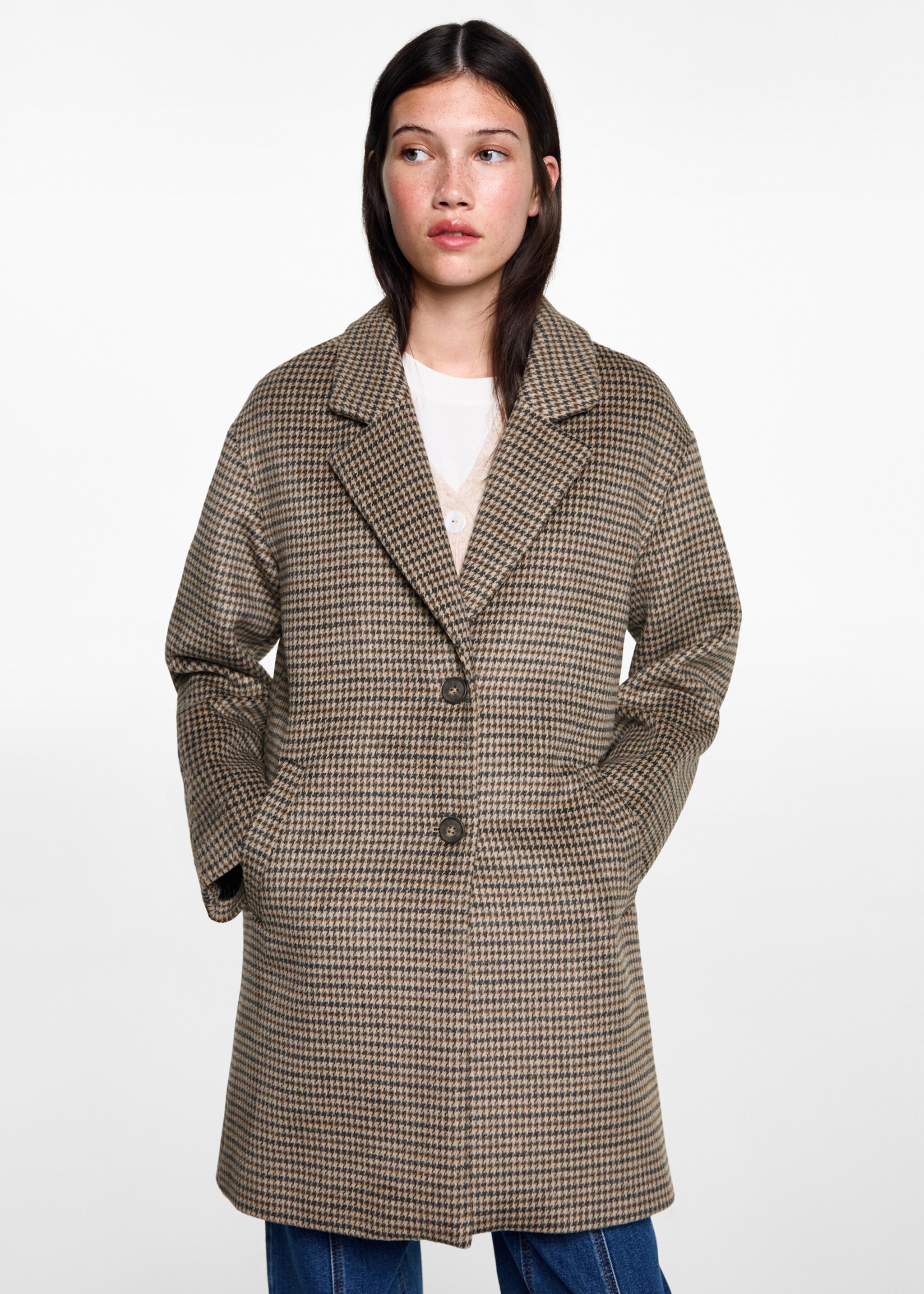 Houndstooth coat - Medium plane