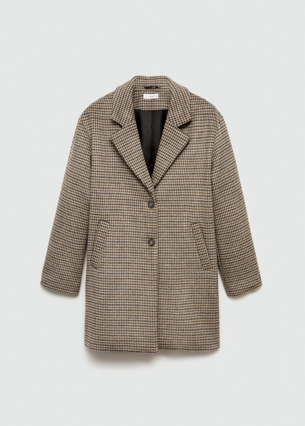 Houndstooth coat - Teen | MANGO USA Houndstooth coat - Teen | MANGO USA