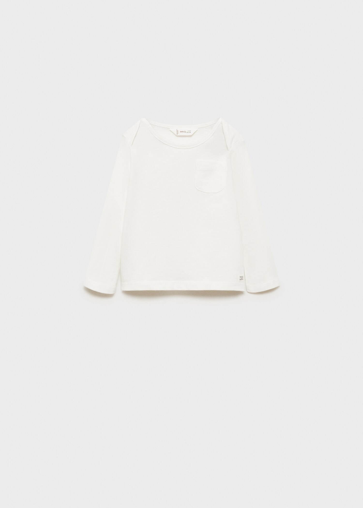 Long-sleeved t-shirt with pocket - Article without model