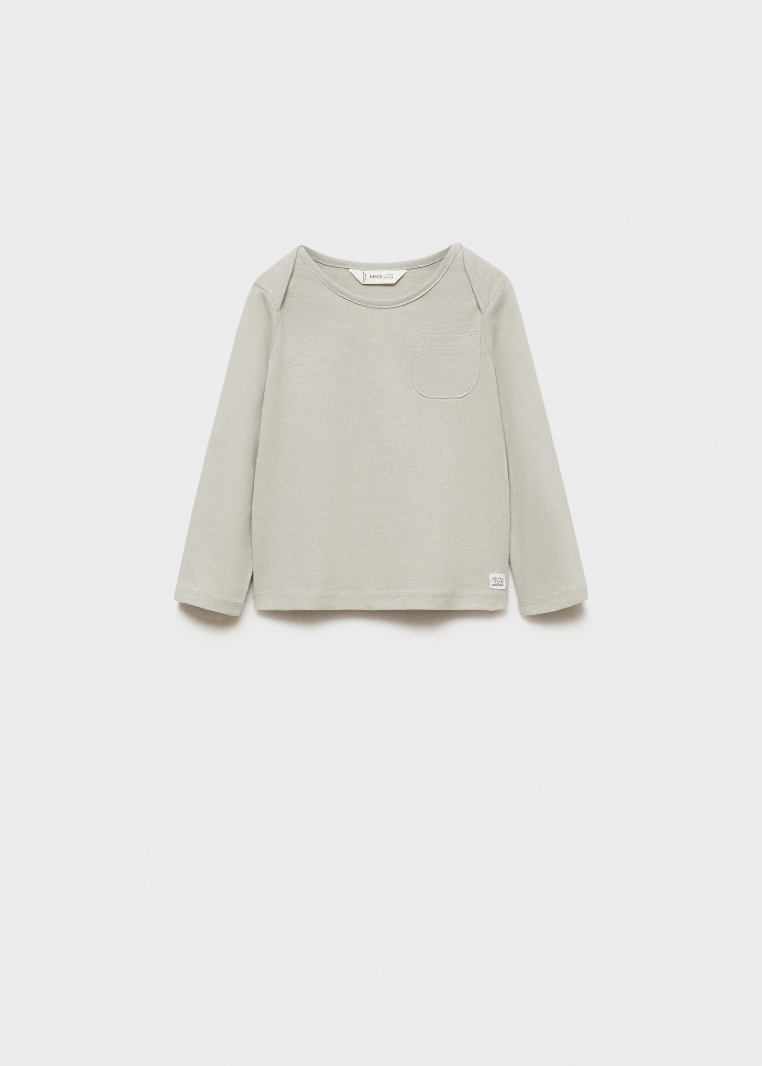 T-shirt manches longues poche - Article sans modèle